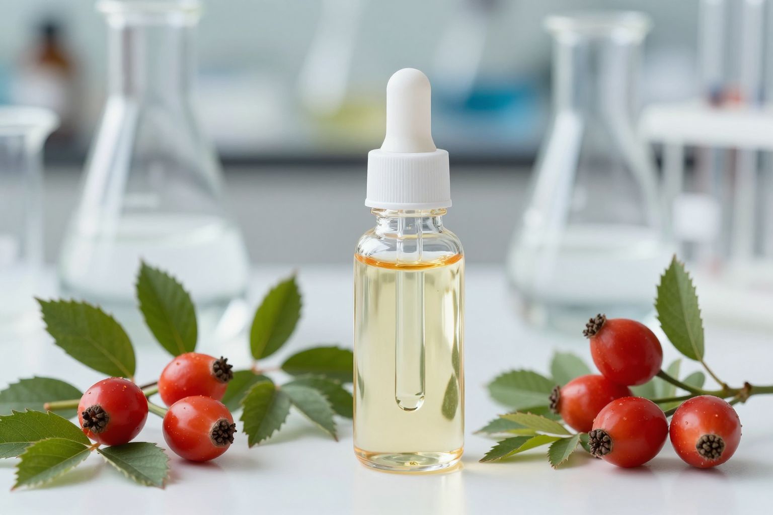 A csipkebogyó olaj gazdag antioxidánsokban, bizonyított bőrfiatalító hatás.