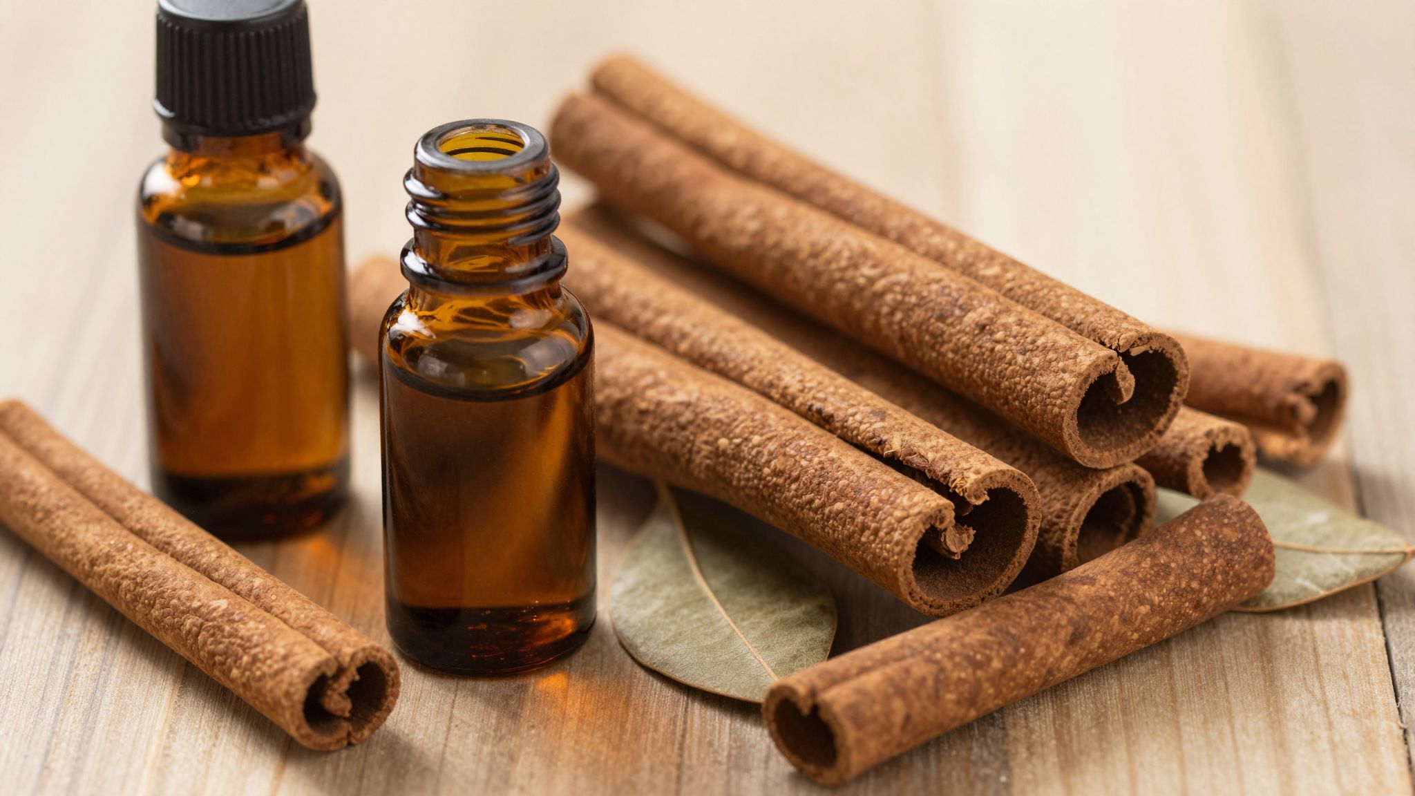 A fahéj illóolaja gazdag cinnamaldehidben, mely fertőtlenítő hatású.