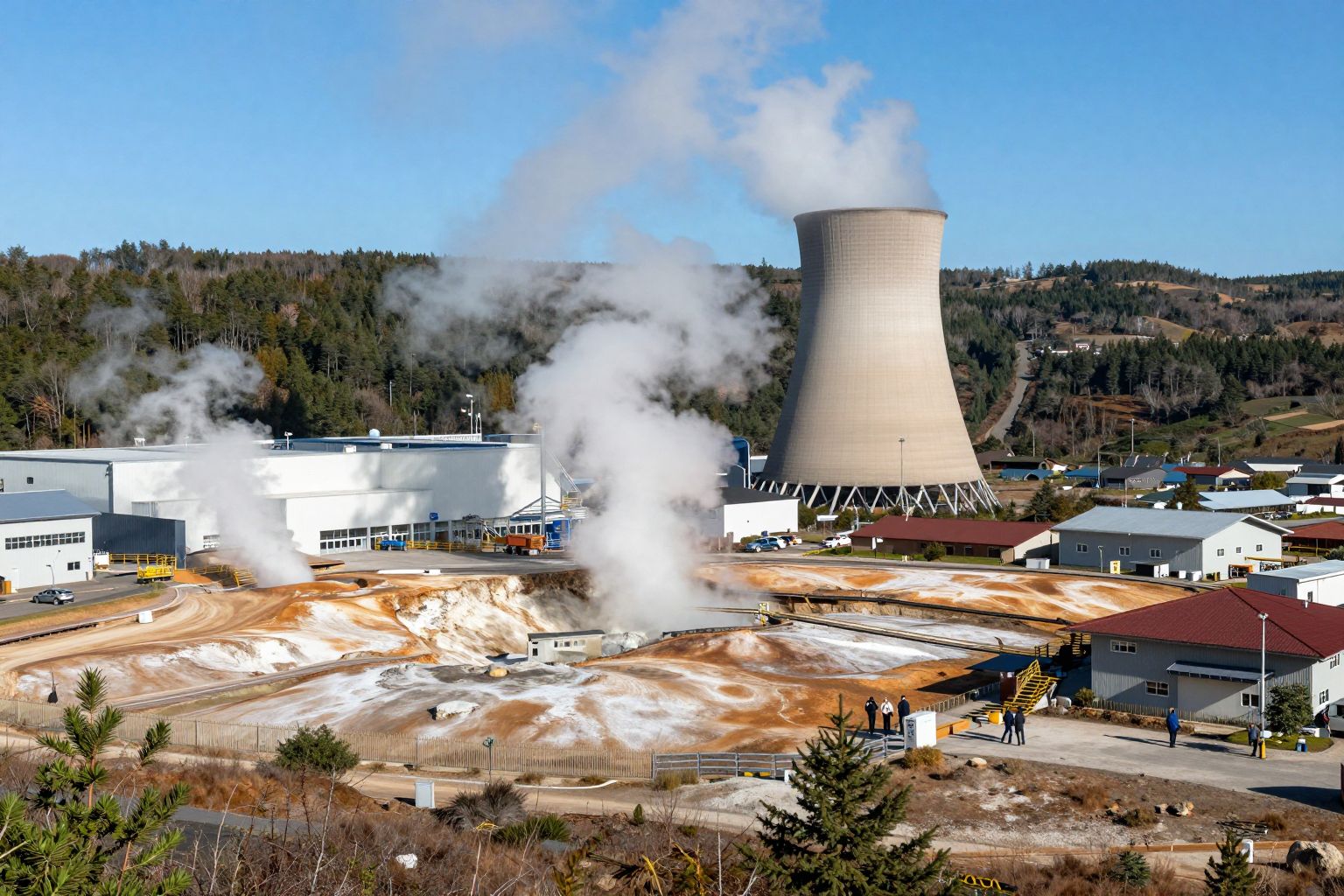 A geotermikus energia munkahelyeket teremt és helyi gazdaságot élénkít.