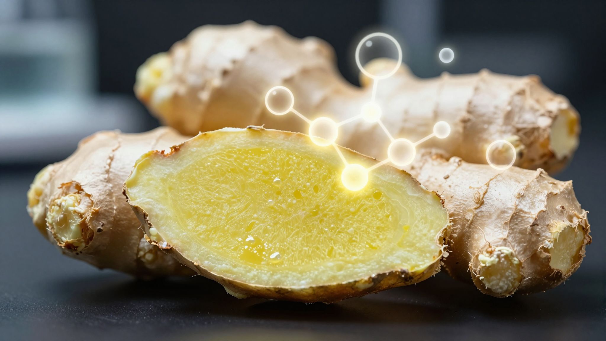 A gyömbér gingeroljai aktiválják a hőtermelő mitokondriális útvonalakat.