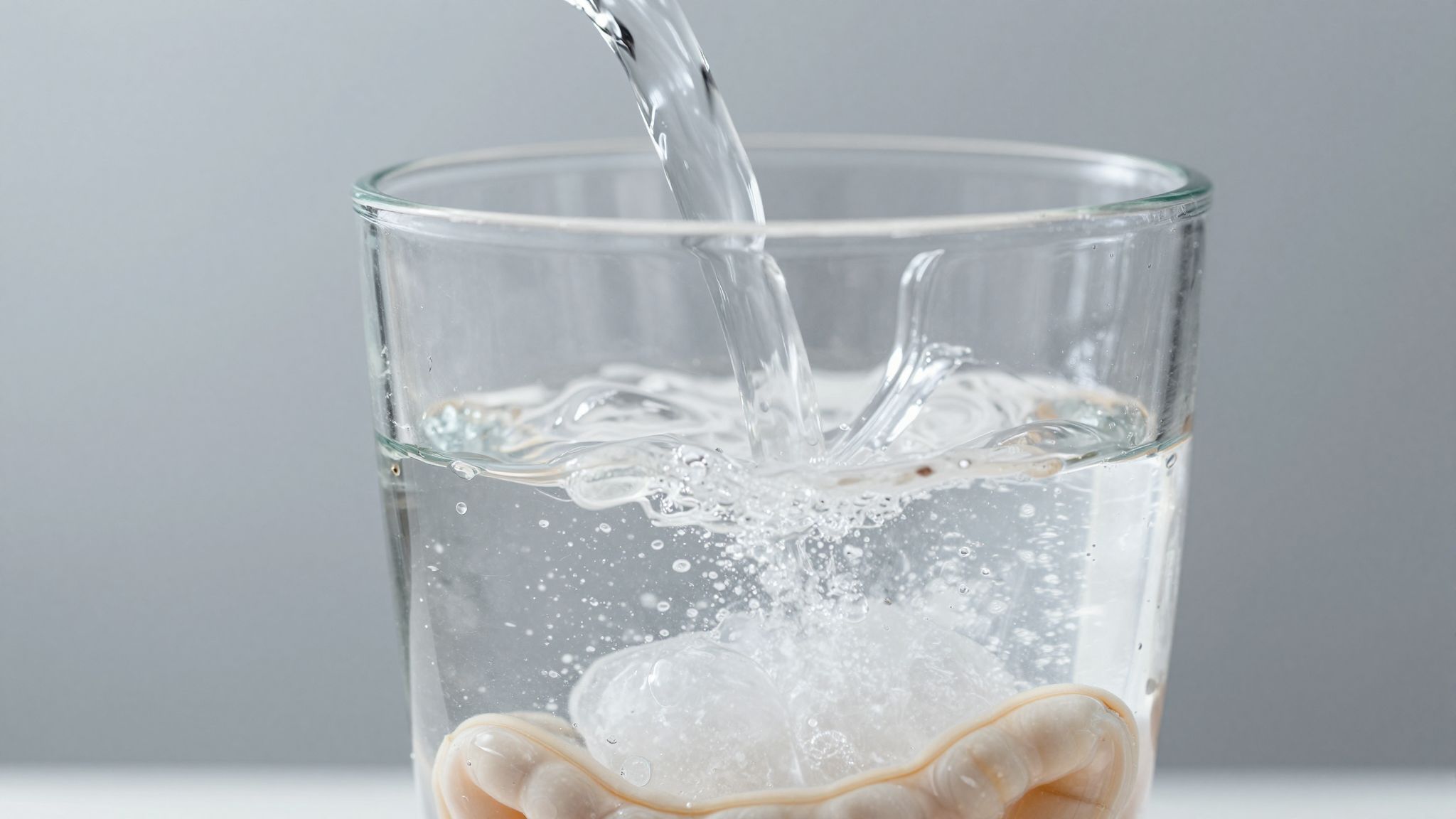 A hideg víz lassítja a gyomor ürülését és mozgását.