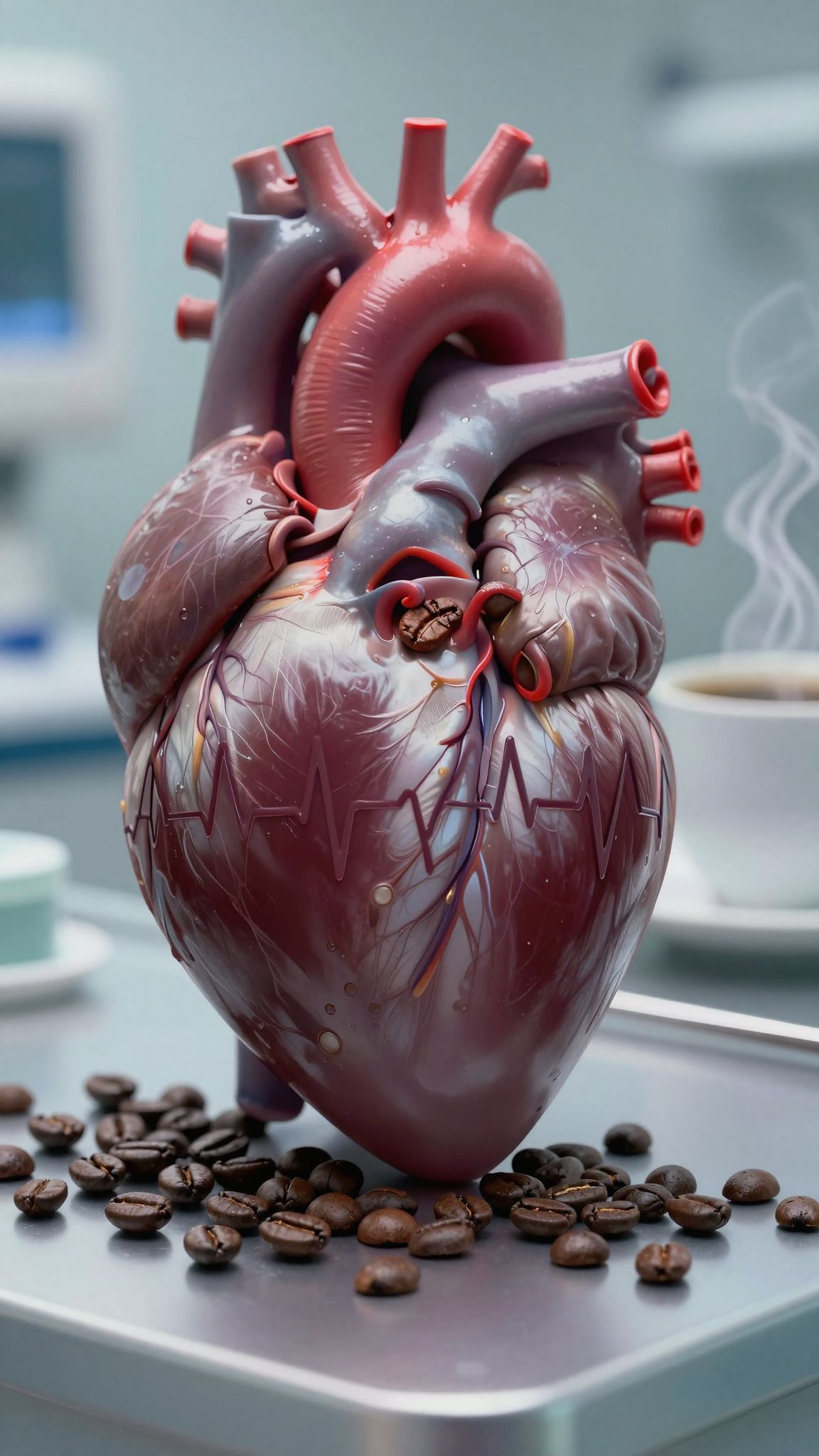 A koffein növeli a szívritmus gyorsulásának kockázatát.