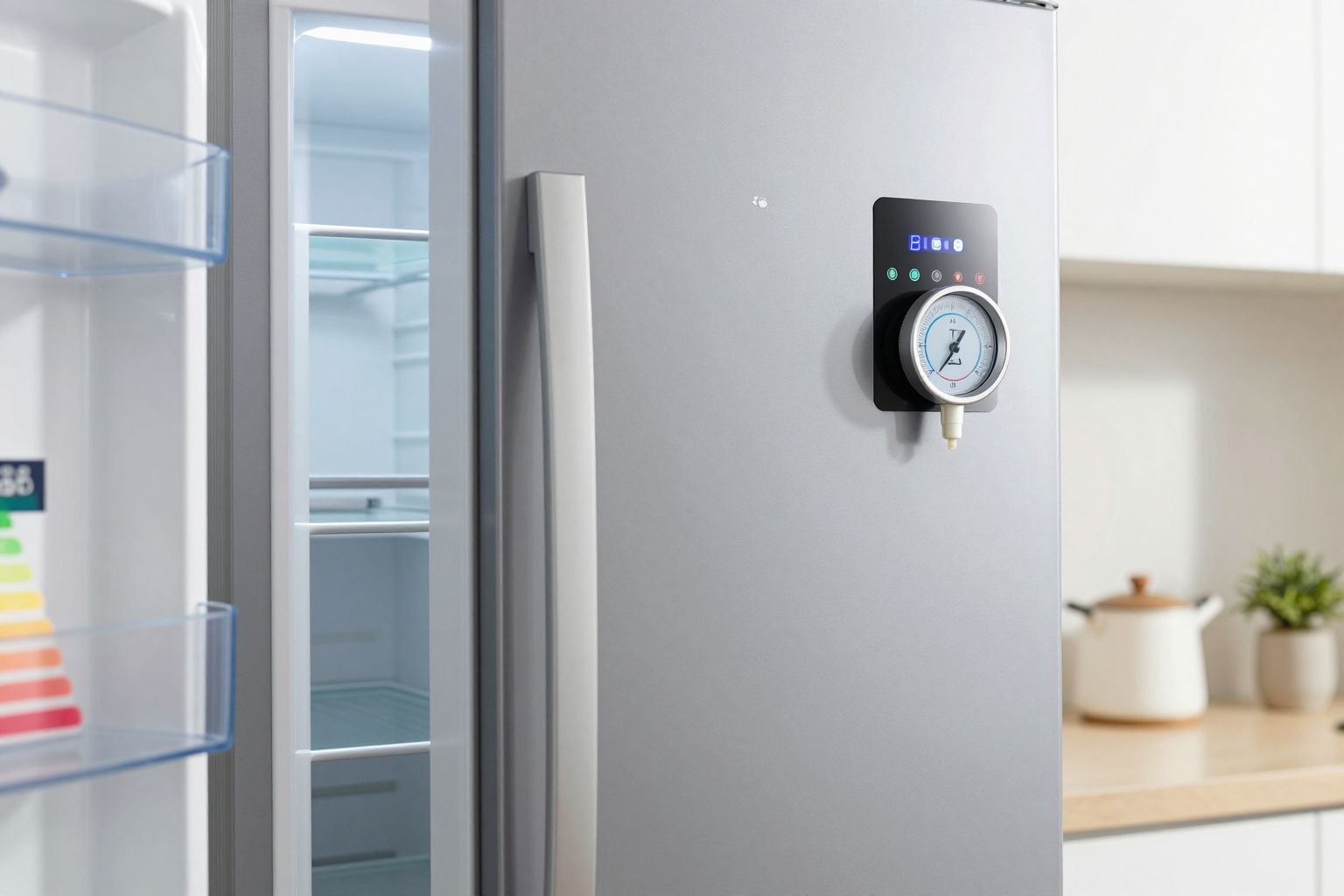 A kombinált hűtők energiaosztálya hatékony fogyasztásmérést tesz lehetővé.