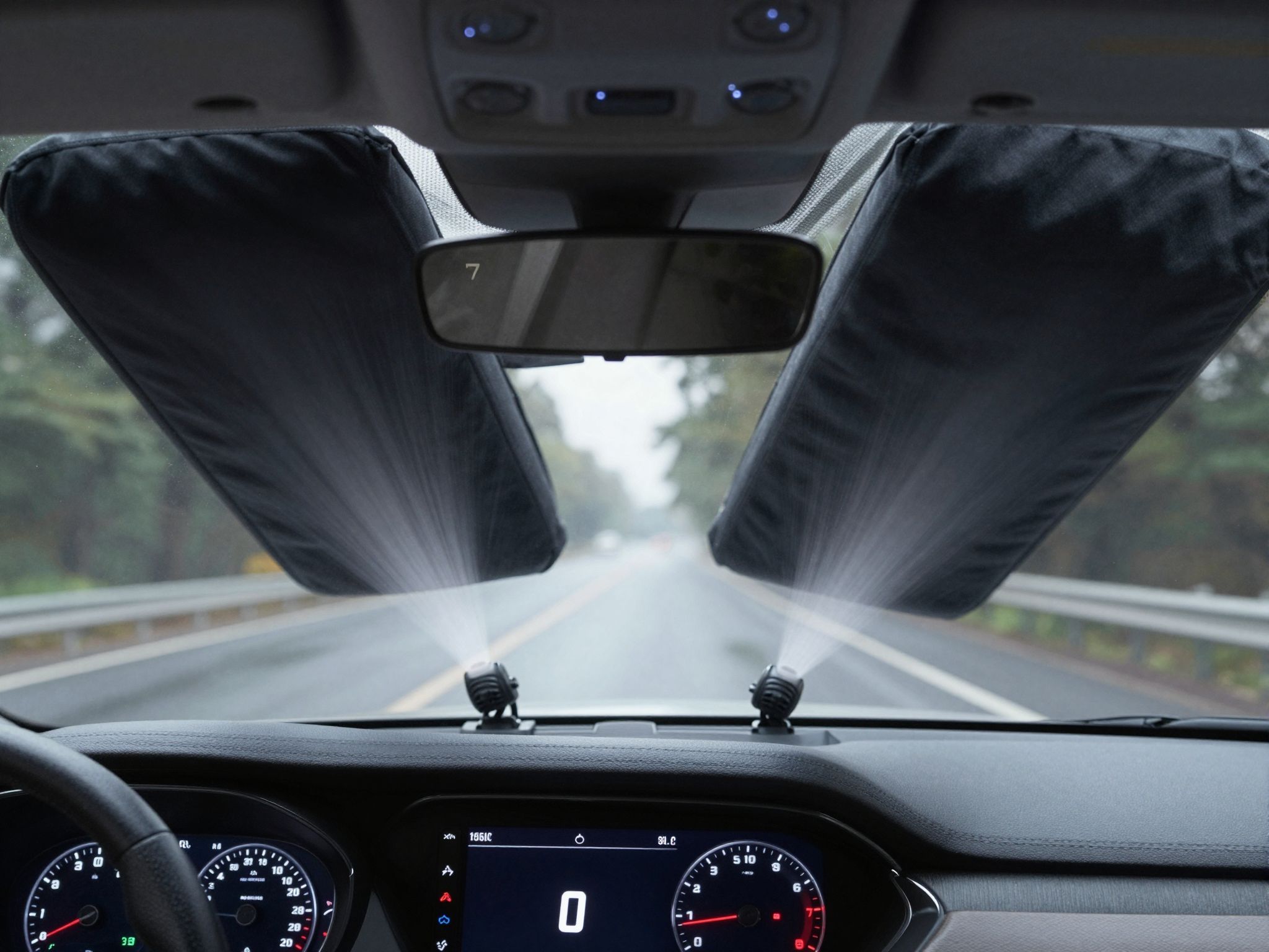 A légzsákok és gorgolyafékezés együttesen csökkenti a baleseti sérüléseket.