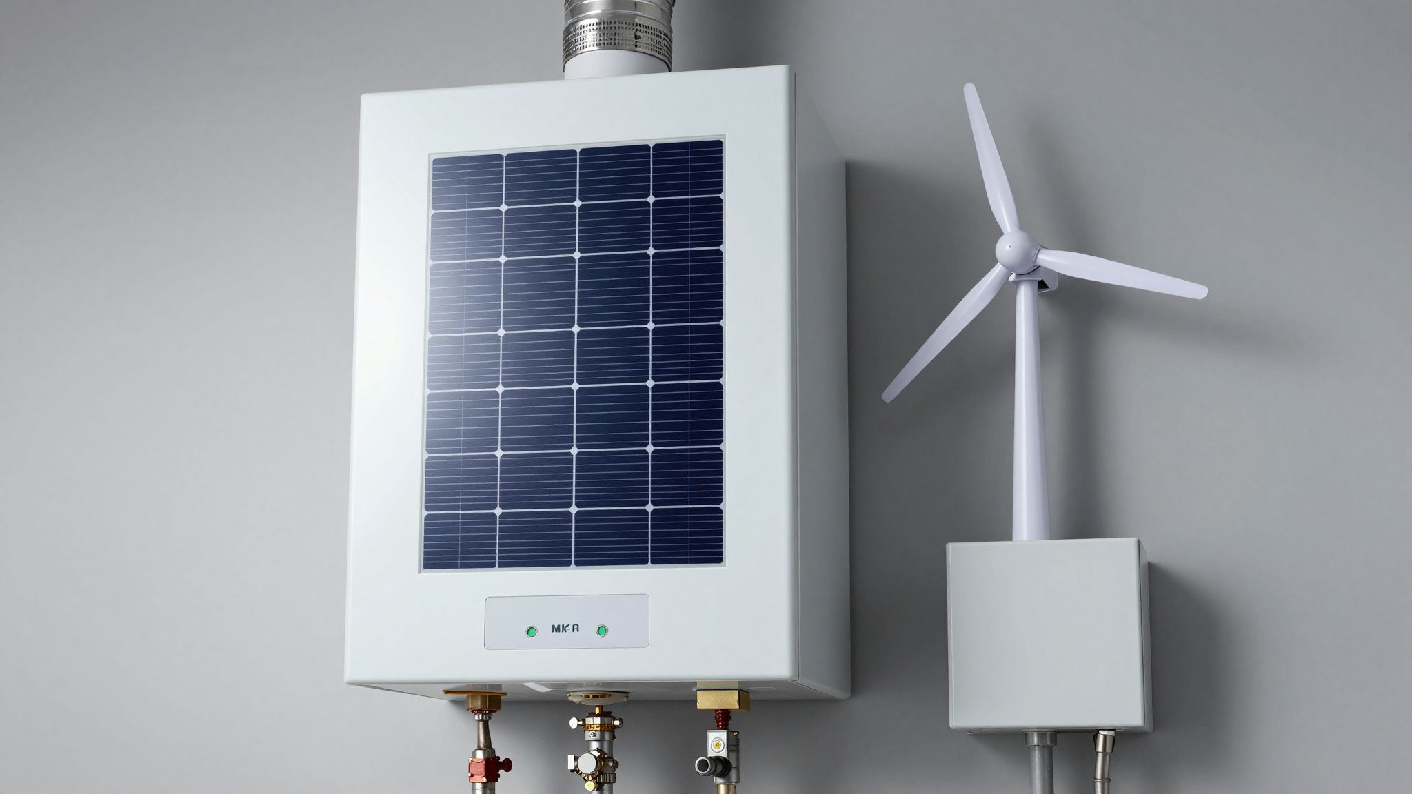 A MIKA kazánok hatékonyan integrálják a nap- és geotermikus energiát.