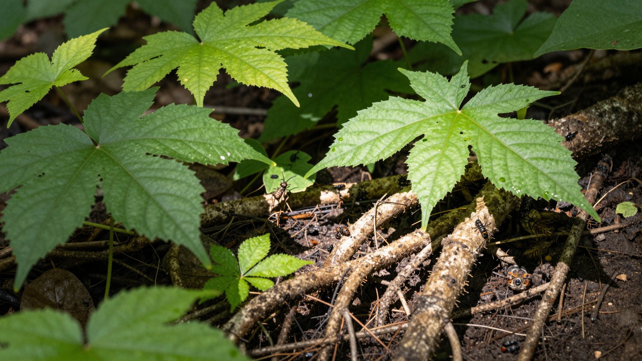 A piszke növény támogatja a növényi közösségek biodiverzitását.