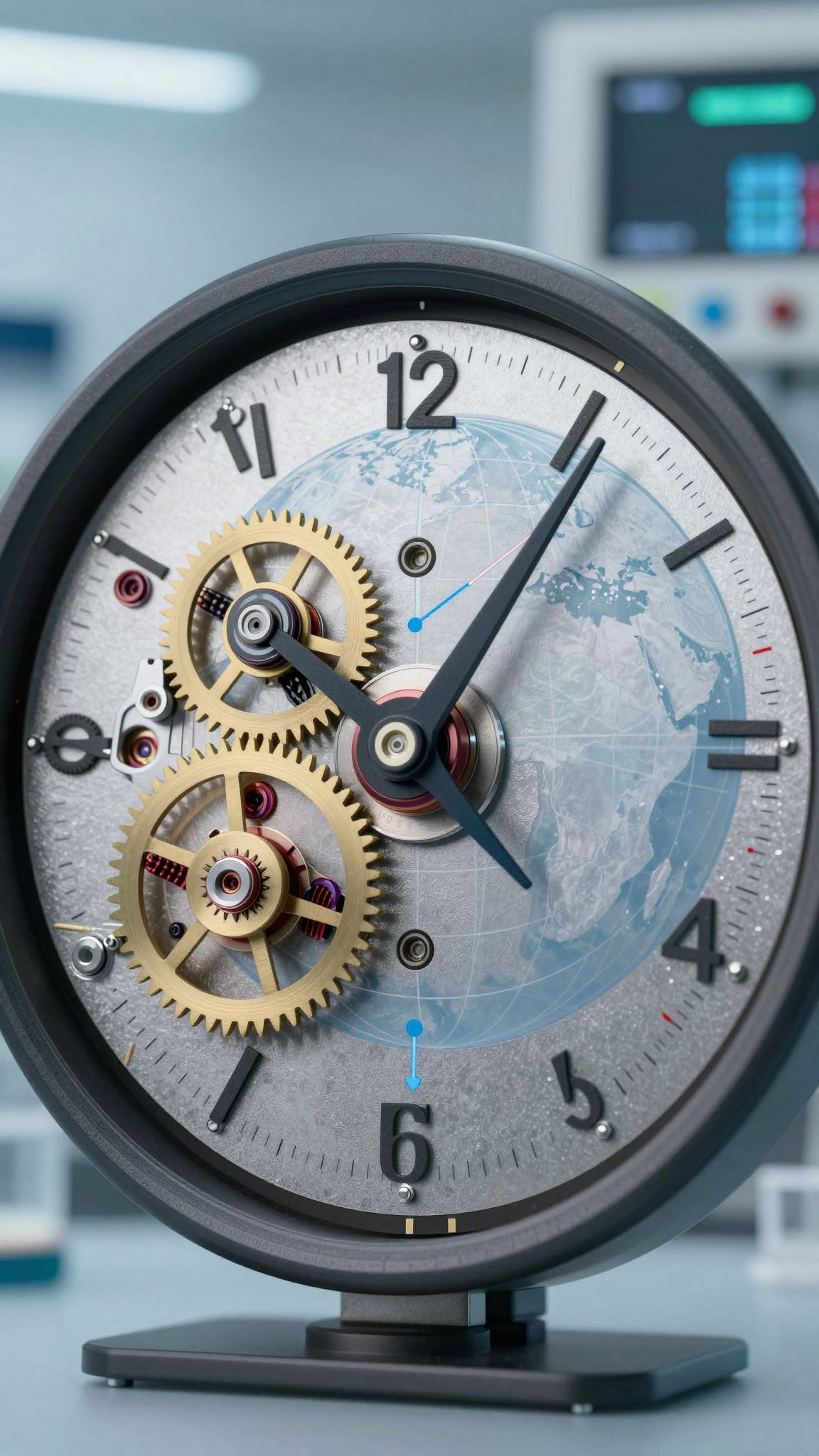 Az atomórák mikroszekundumos pontossággal biztosítják a navigációt.