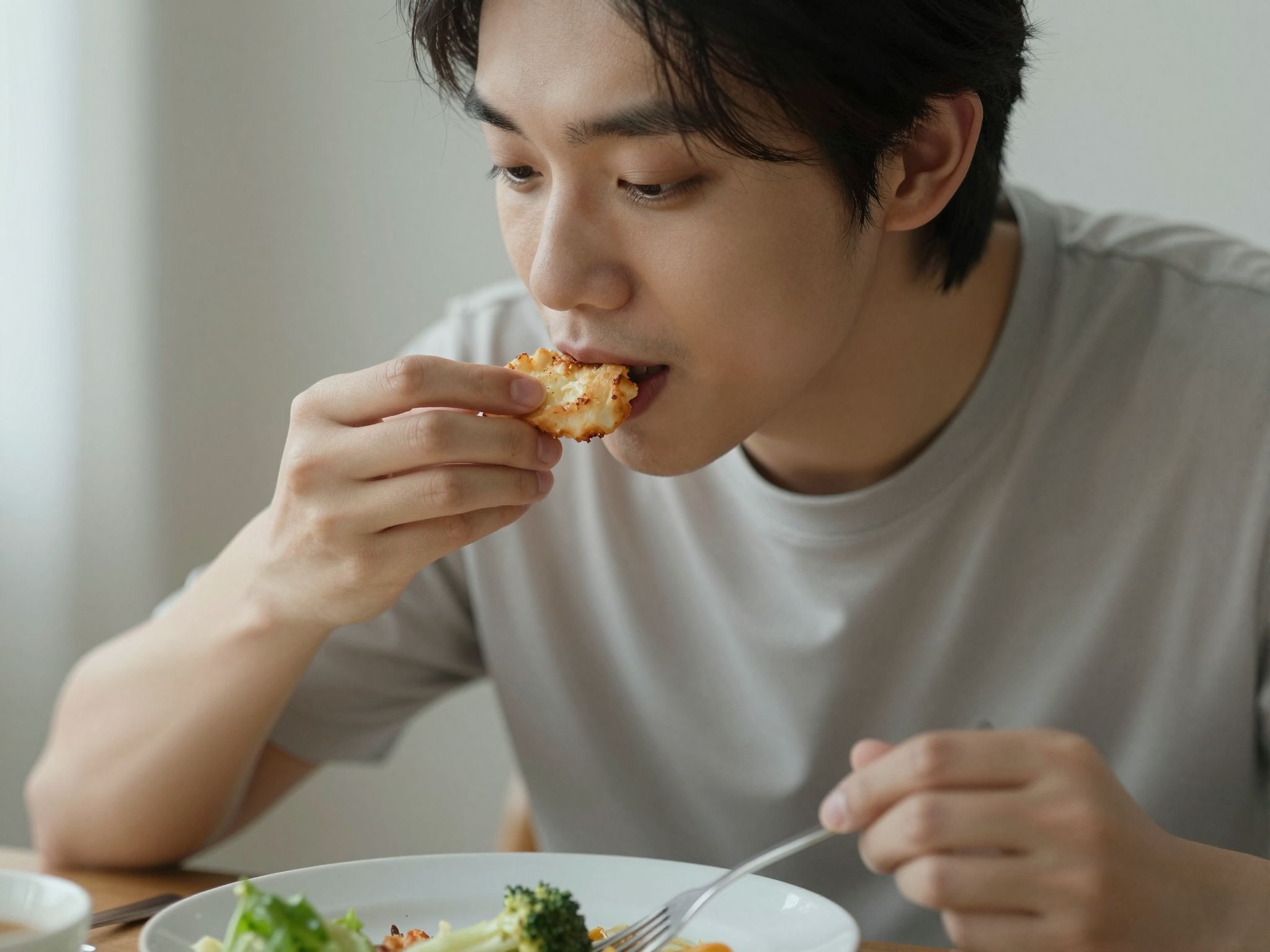 A rágás elősegíti az emésztést és teltségérzetet növel.