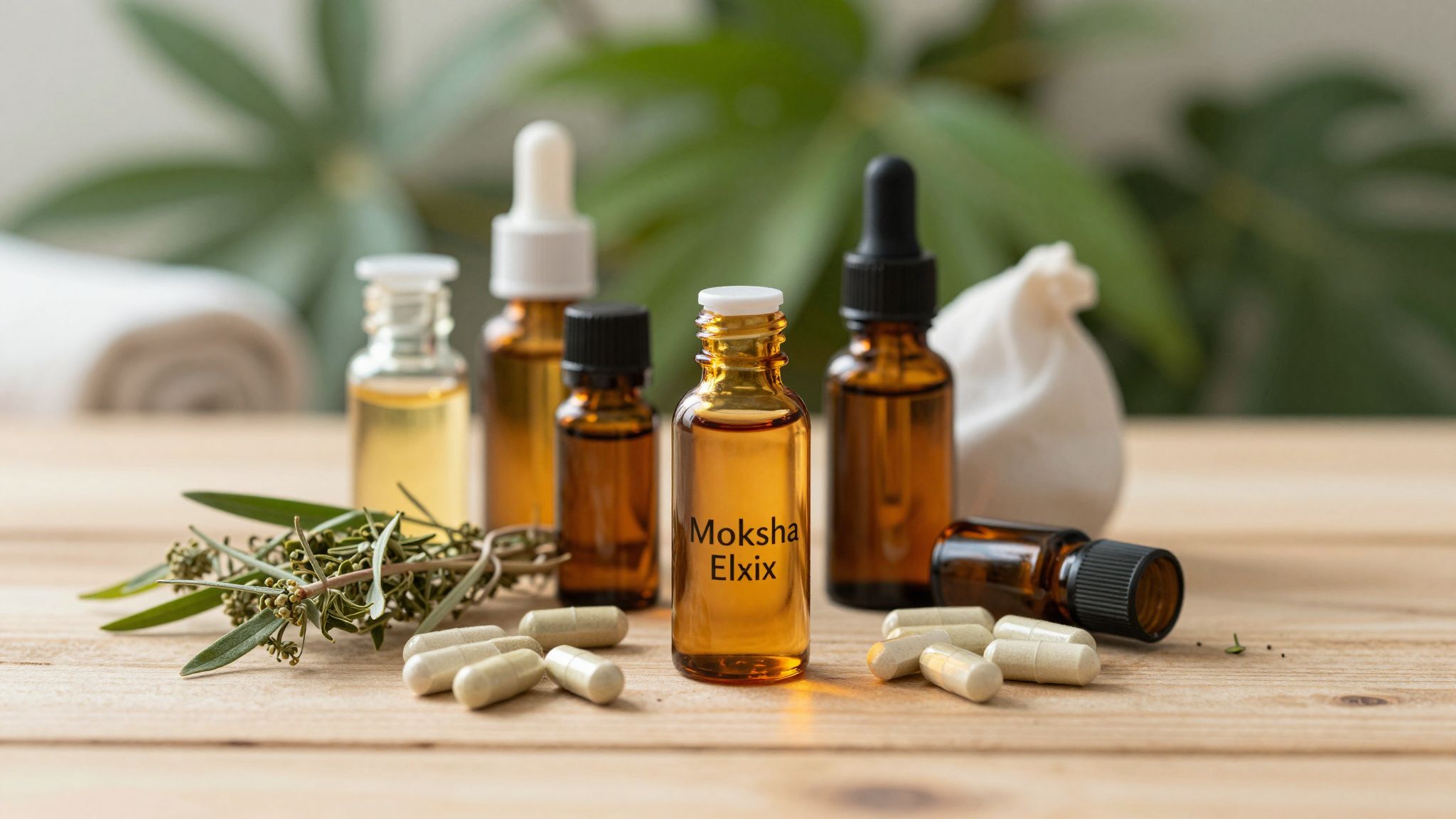 A Moksha Elixír természetes összetevői egyedülálló holisztikus hatást nyújtanak.