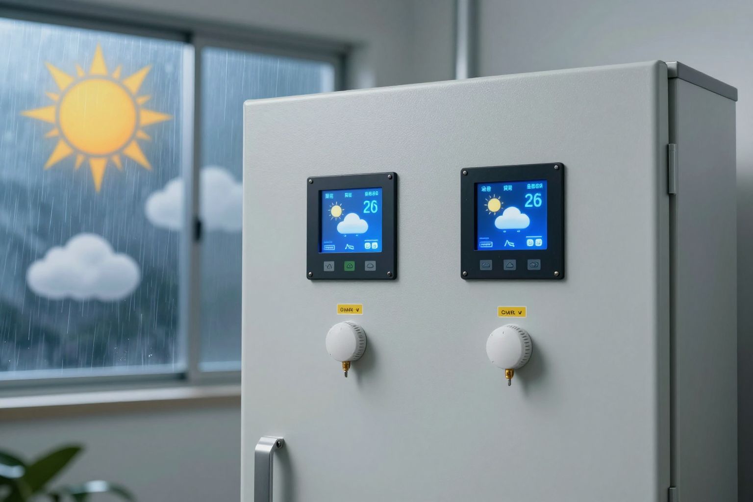 Az időjárásfüggő szabályozás pontatlansága csökkenti az energiahatékonyságot.