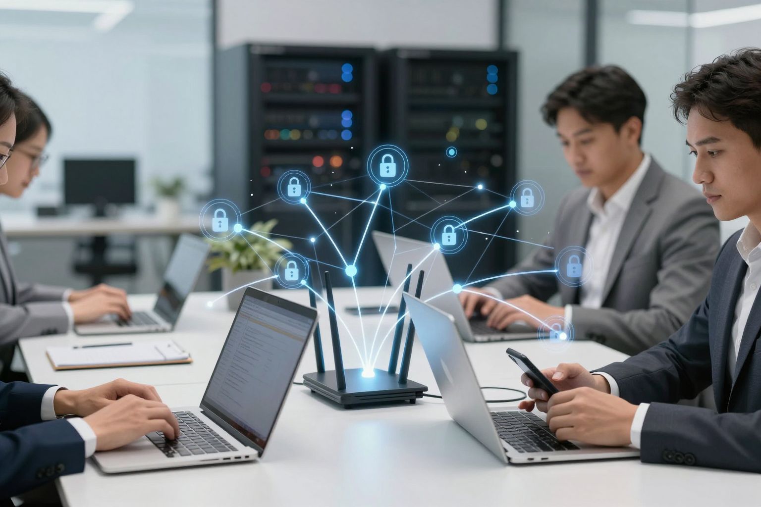 Az IPSec VPN-ek biztonságos távoli hozzáférést biztosítanak.