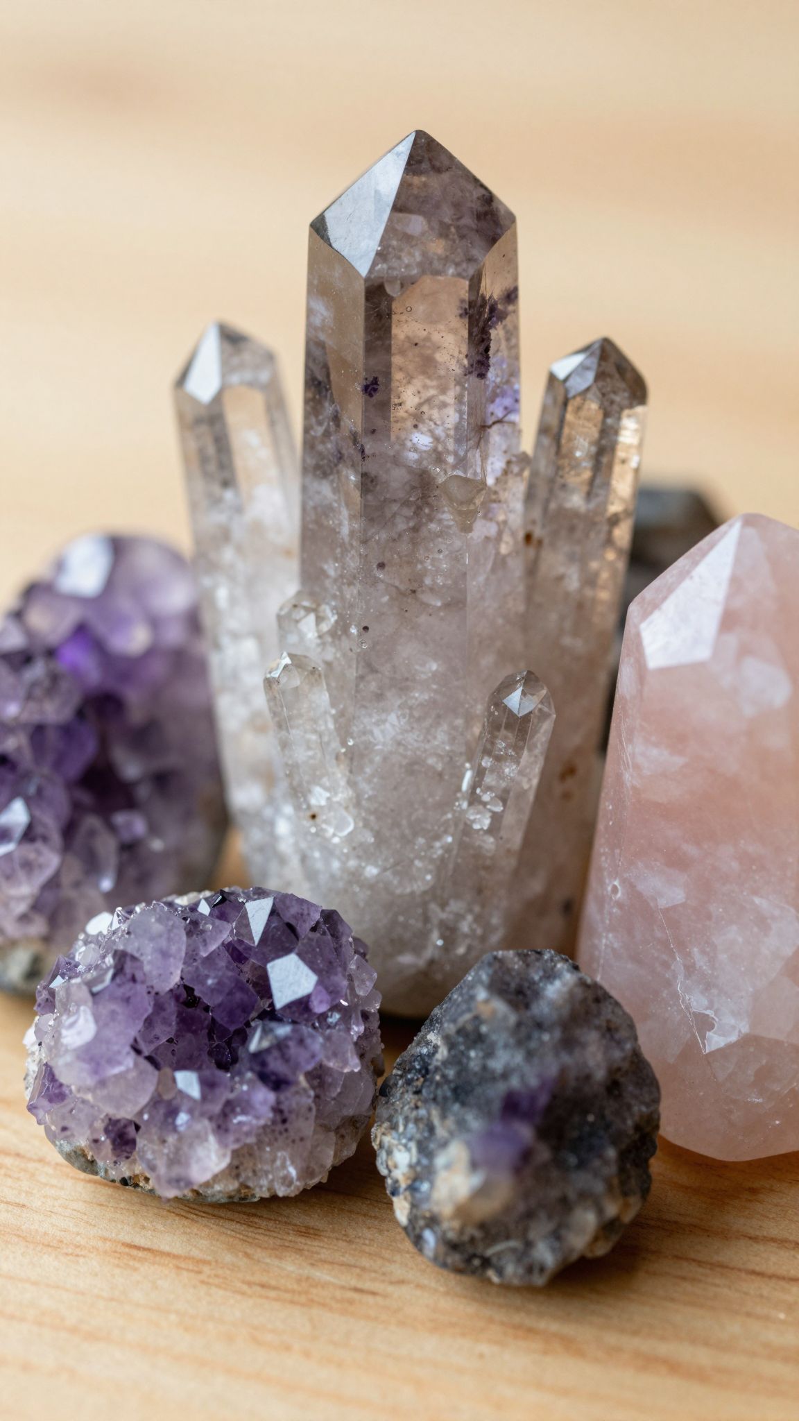 A dumortierit más ásványokkal erősíti a gyógyító energiákat.