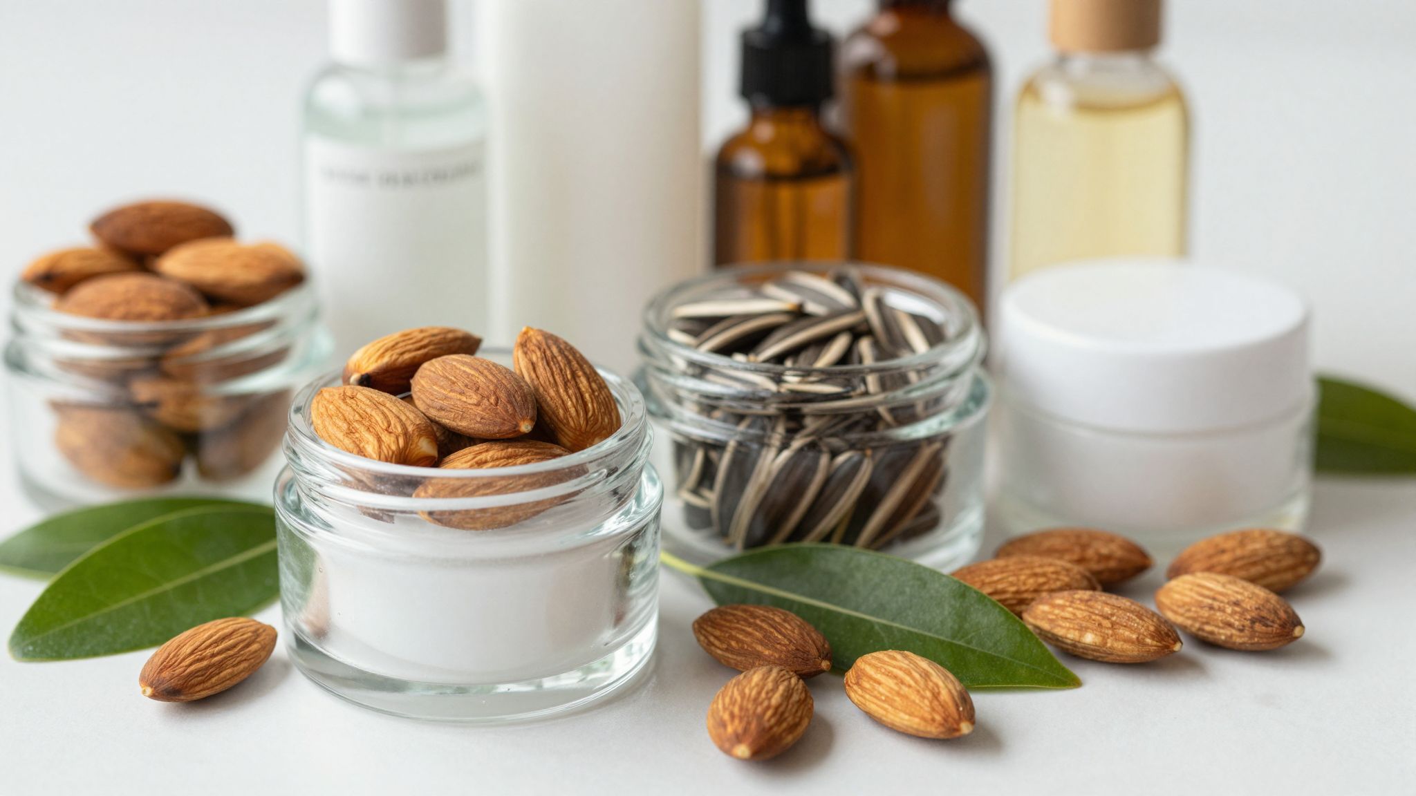 Az E-vitamin erős antioxidánsként védi a bőrt az öregedéstől.