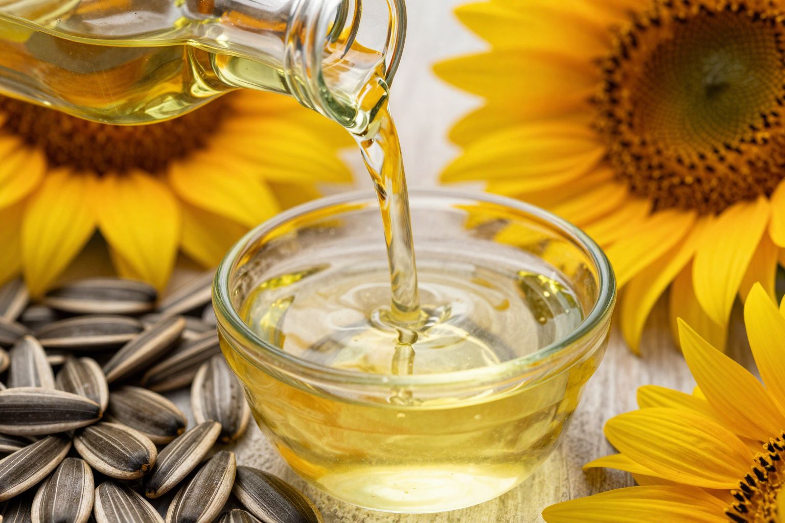 A napraforgó olaj gazdag E-vitaminban, erős antioxidáns hatású.