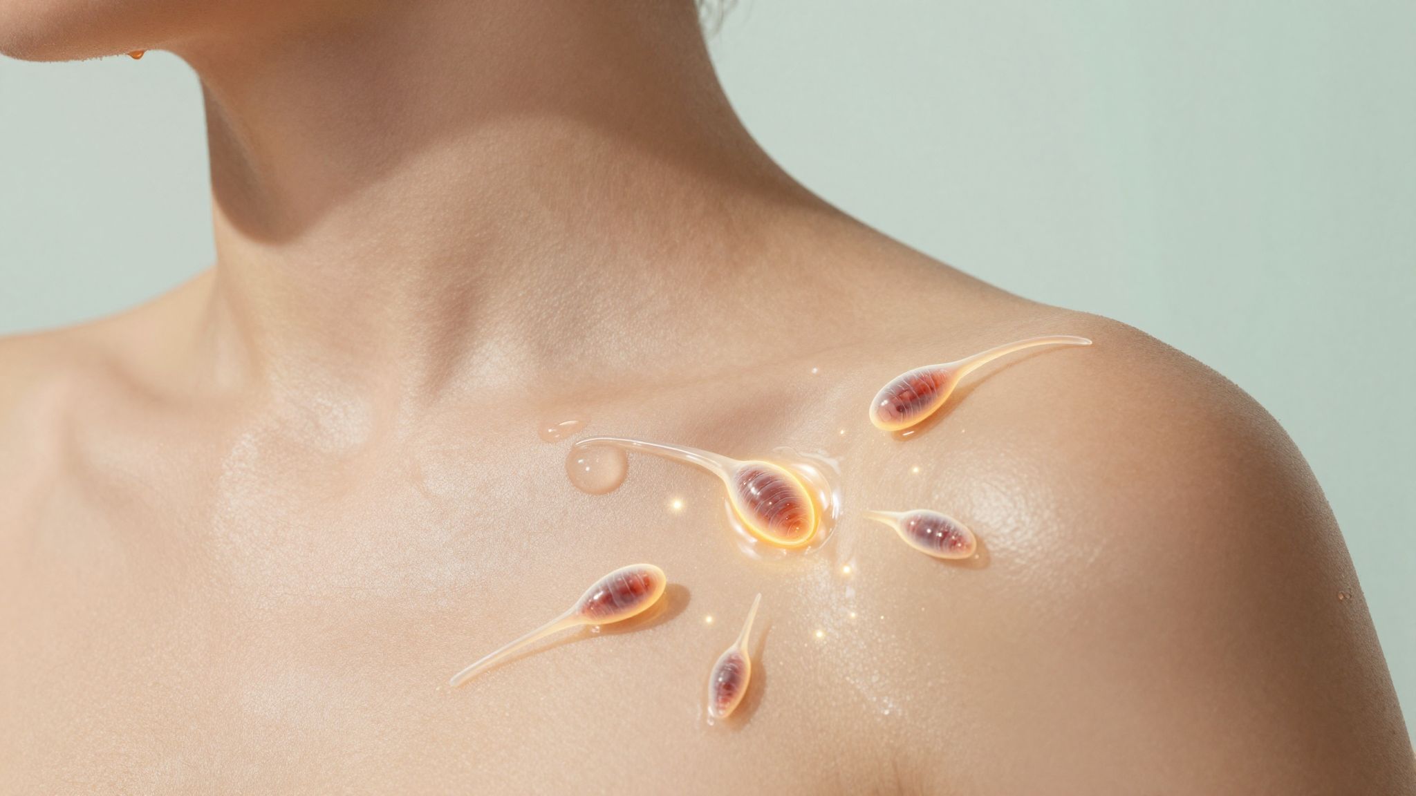 A spermában lévő enzimek gyorsítják a bőrsejtek regenerációját.