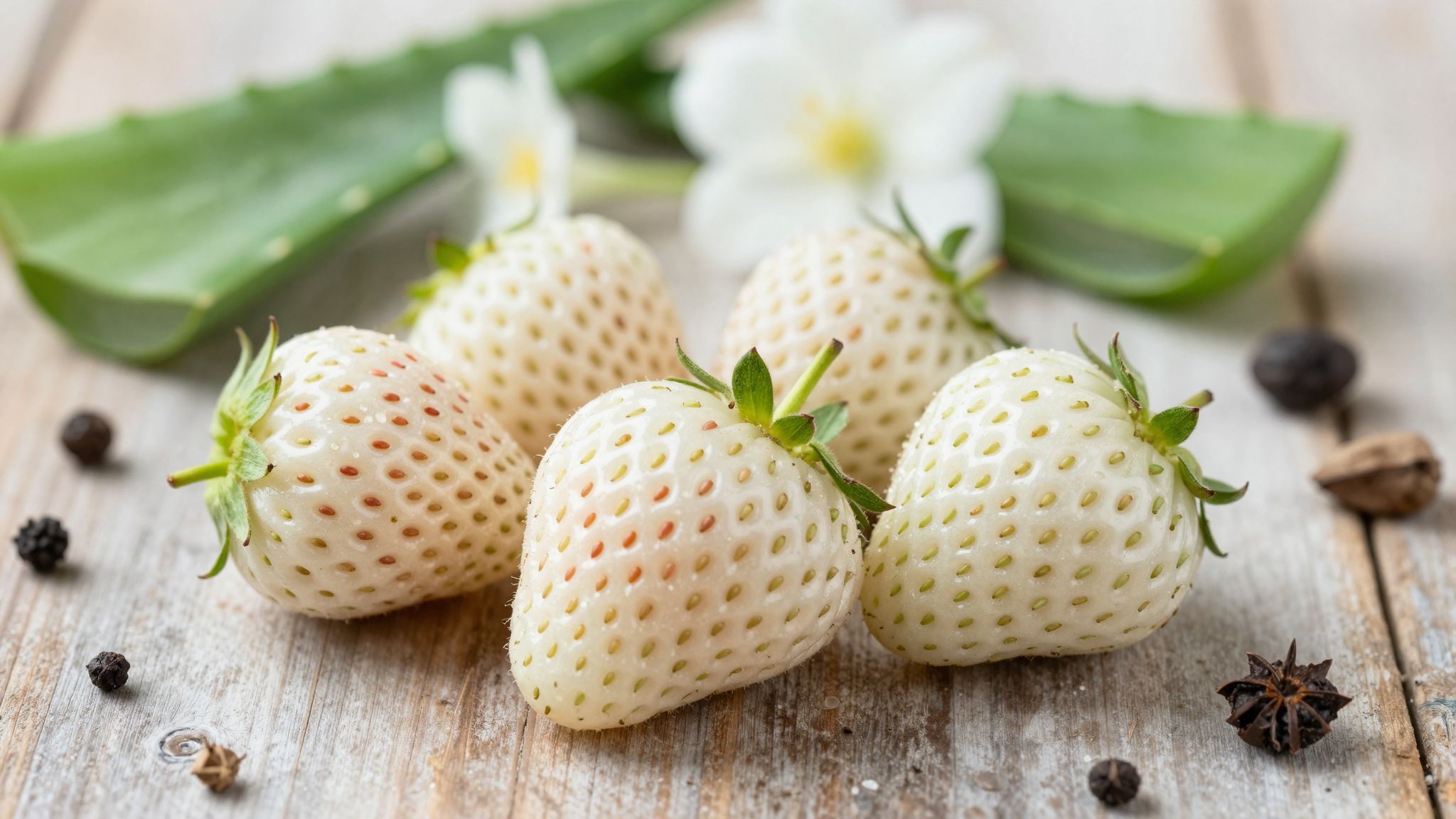 A fehér szamóca erős antioxidánsával fiatalítja a bőrt.