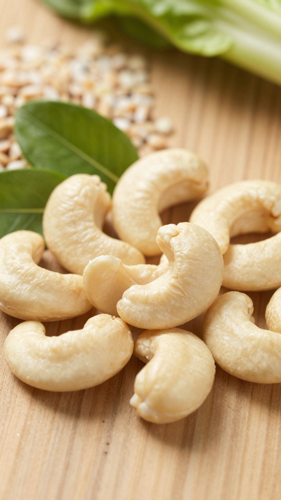 A kesudió fehérje és rost segíti az izomépítést.