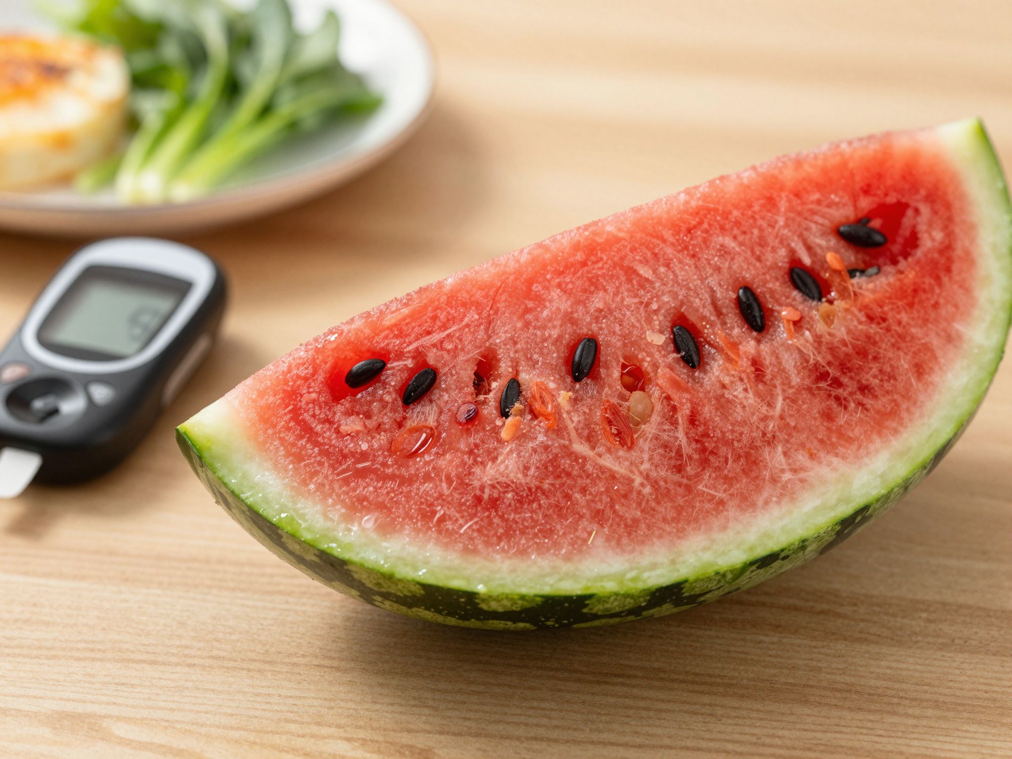 A görögdinnye alacsony glikémiás választ vált ki cukorbetegeknél.