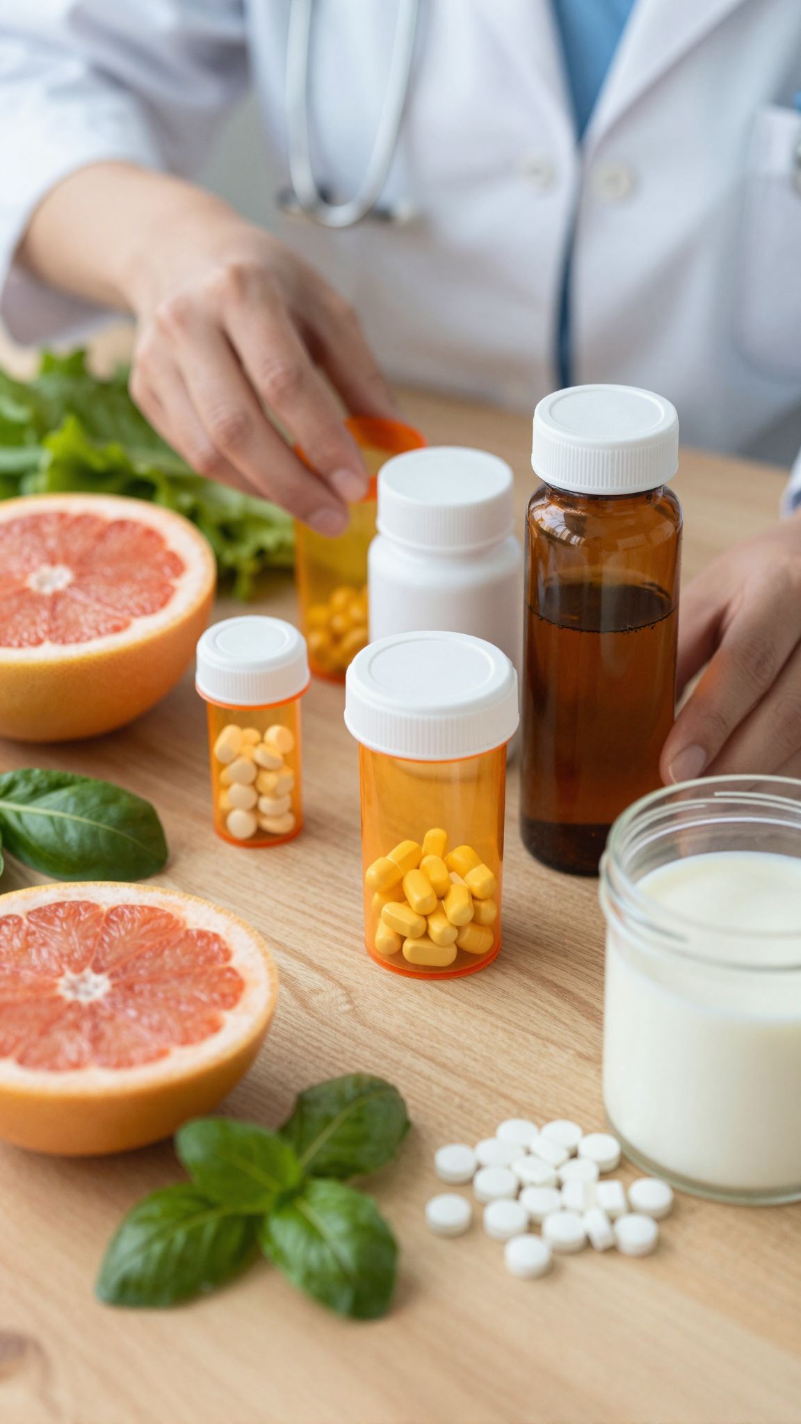 A Nurelle-D hatása csökkenhet bizonyos gyógyszerek és ételek miatt.