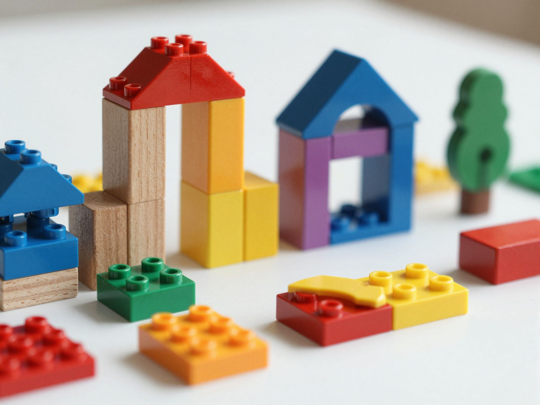 A mágneses építőkockák fejlesztik a térbeli logikát és kreativitást.