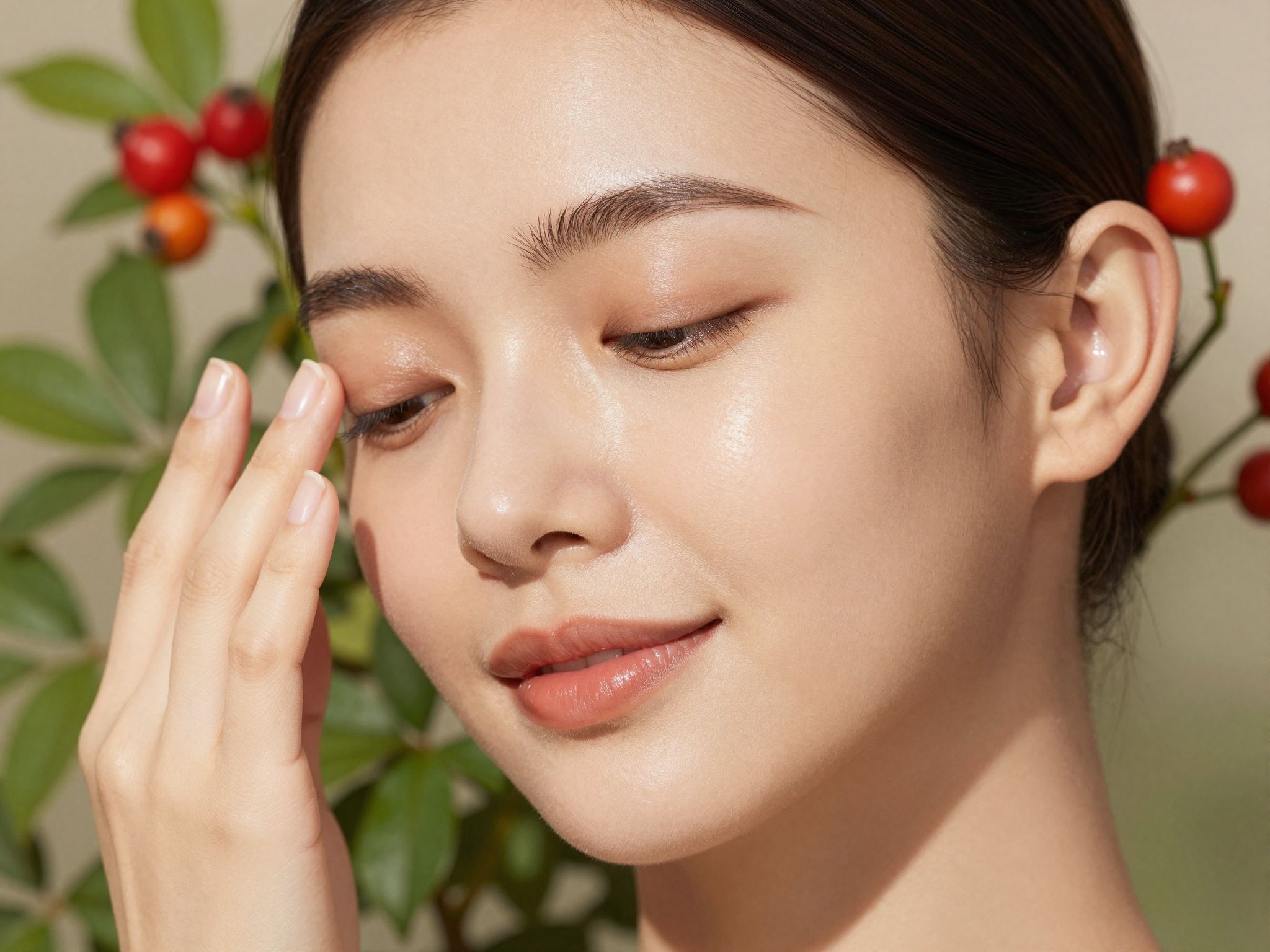 A csipkebogyó olaj segít egyensúlyban tartani a bőrt.