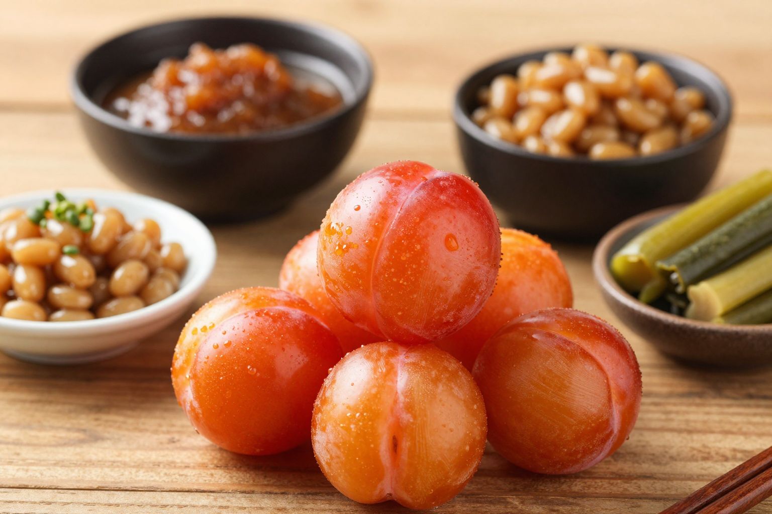 Az umeboshi erősíti az emésztést és immunrendszert hosszú távon.