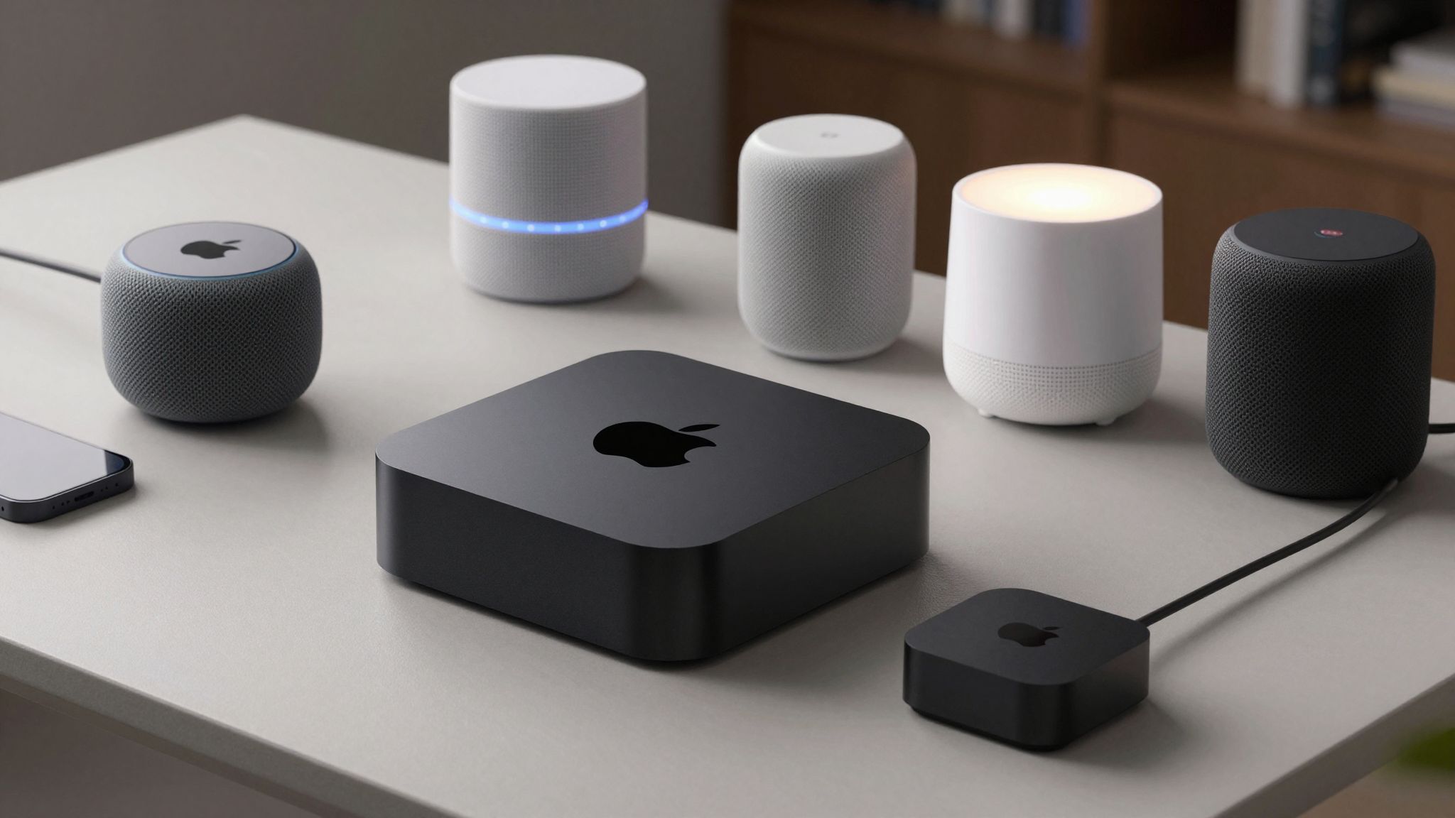 Az Apple TV zökkenőmentesen integrálható az okos otthon rendszerekkel.