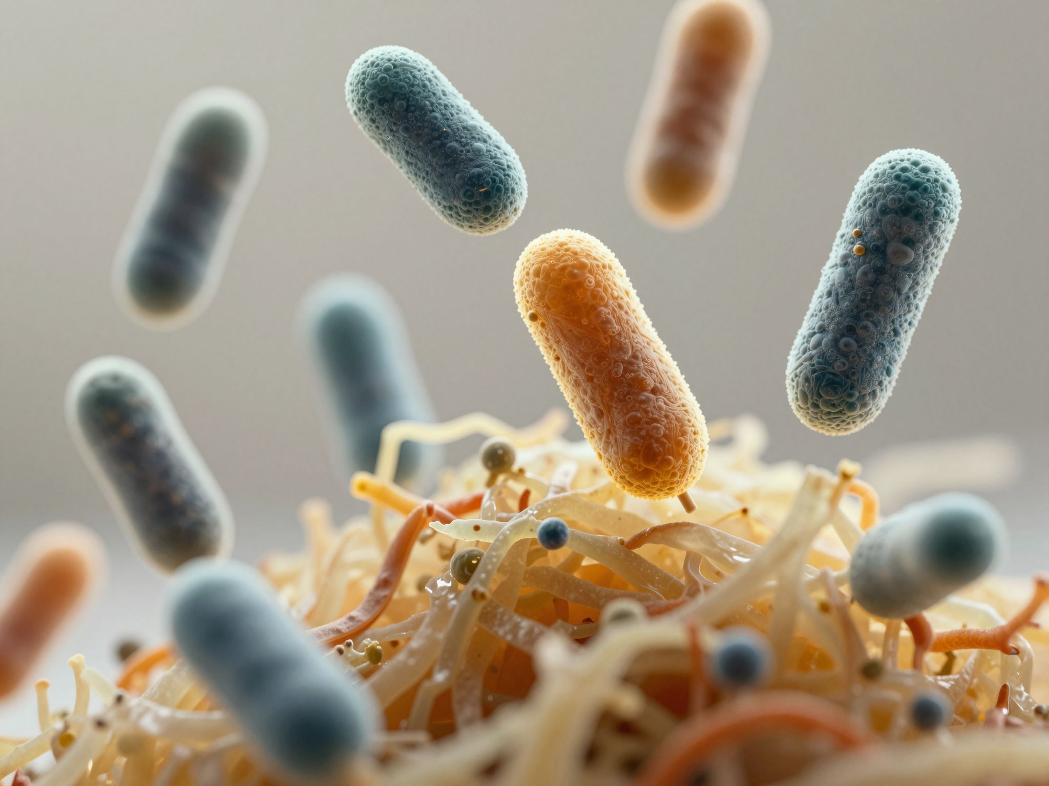 A probiotikumok élő mikroorganizmusok, amelyek támogatják az emésztést.