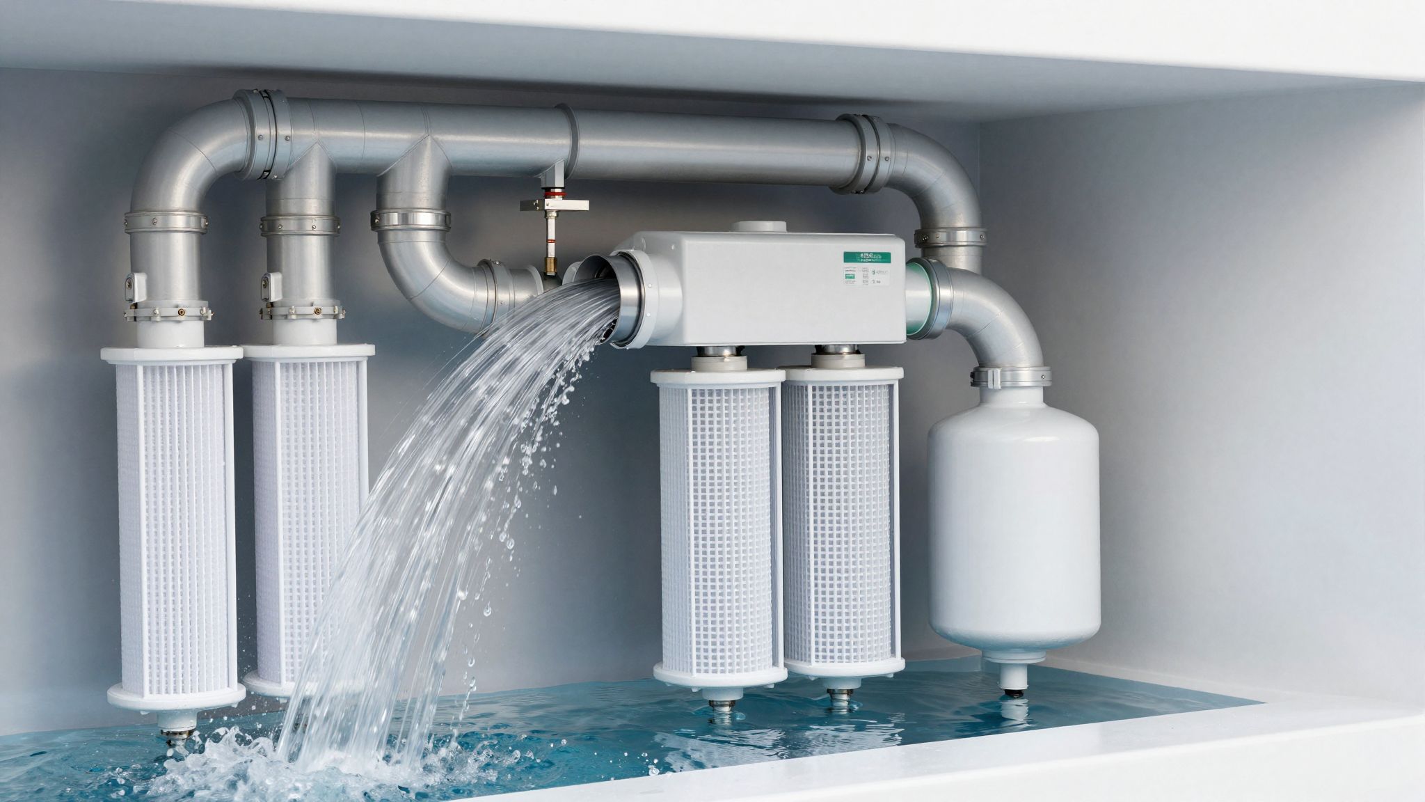 Hatékony szellőztetés csökkenti a radon koncentrációját vízben.