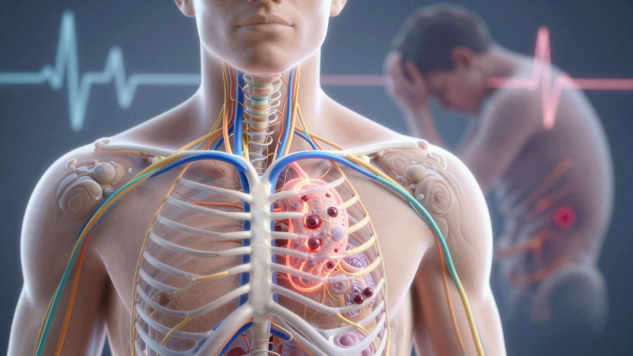 A szimpatikus túlműködés krónikus stresszhez és szívbetegséghez vezethet.