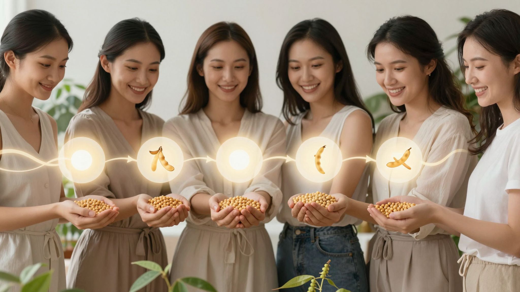 A szója fitoösztrogénjei segíthetnek menopauza utáni ciklusszabályozásban.