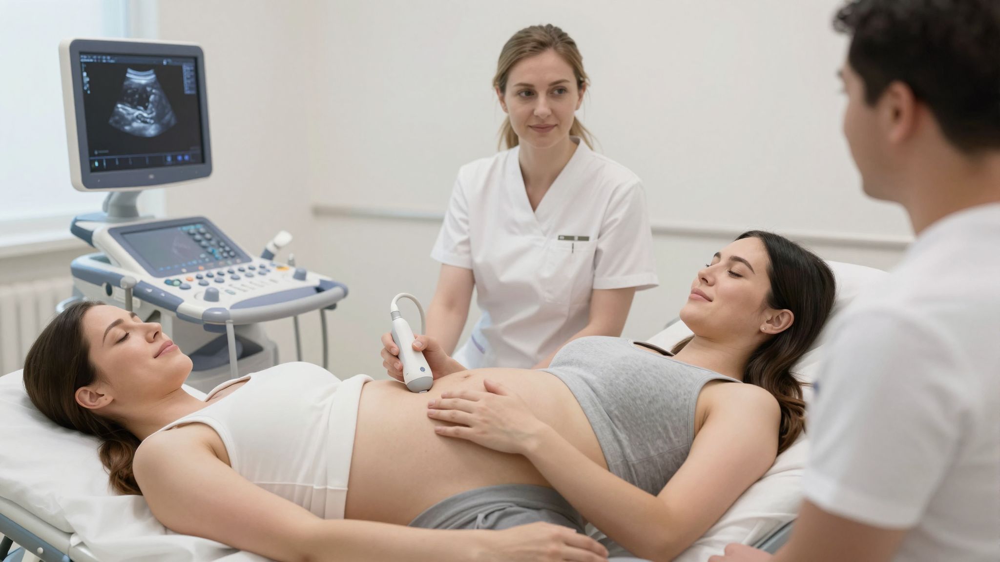 Az ultrahang segíti a magzat egészséges fejlődésének nyomon követését.