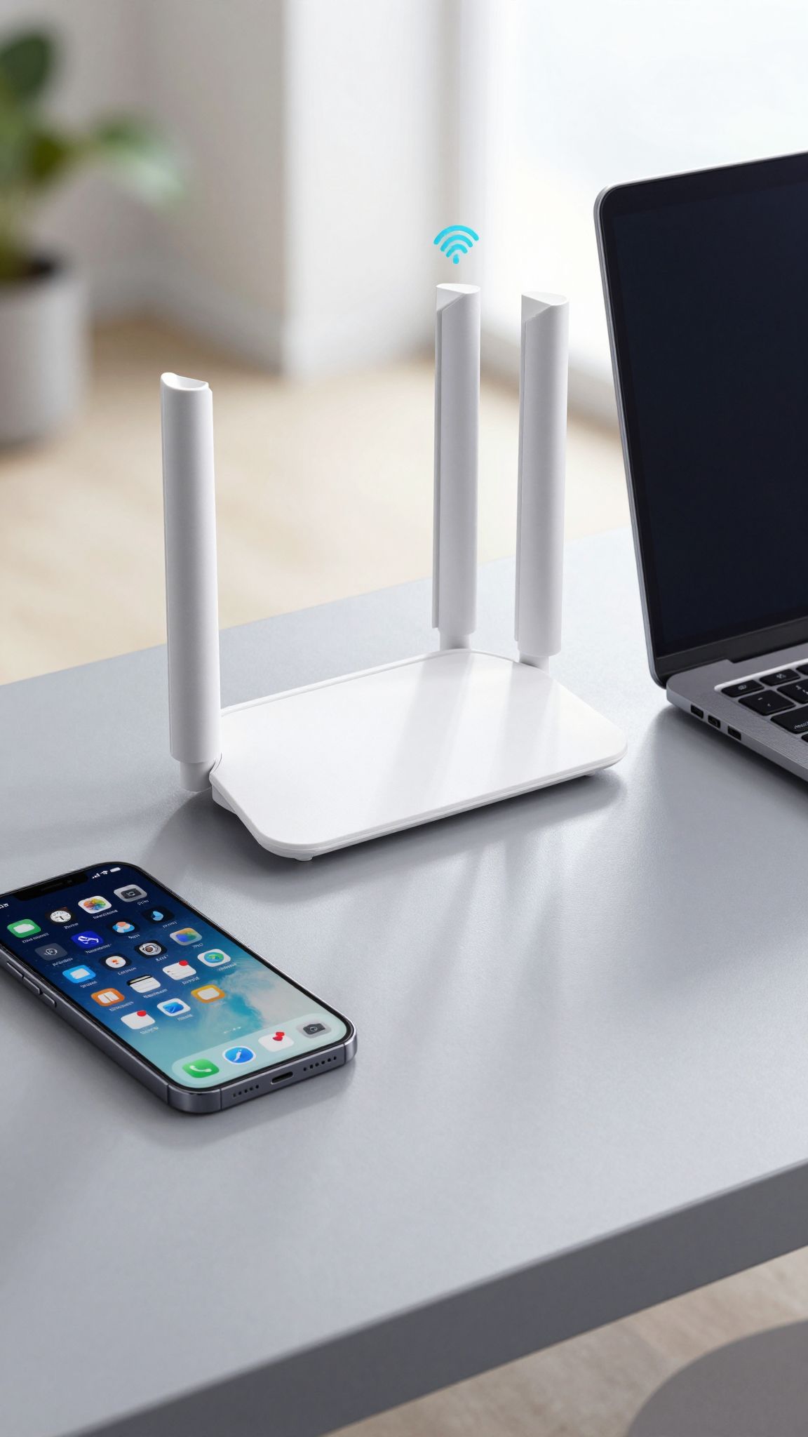 A mobil WiFi router helyes elhelyezése javítja a jelminőséget.