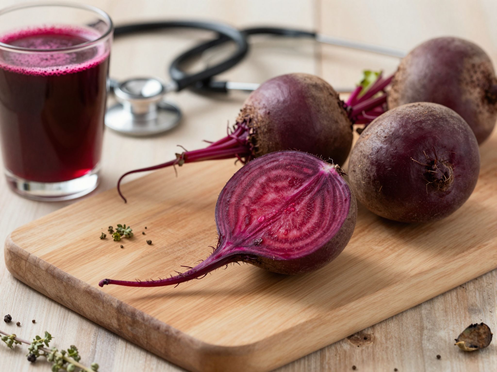 A cékla nagy mennyiségben vizelet vörös elszíneződését okozhatja.