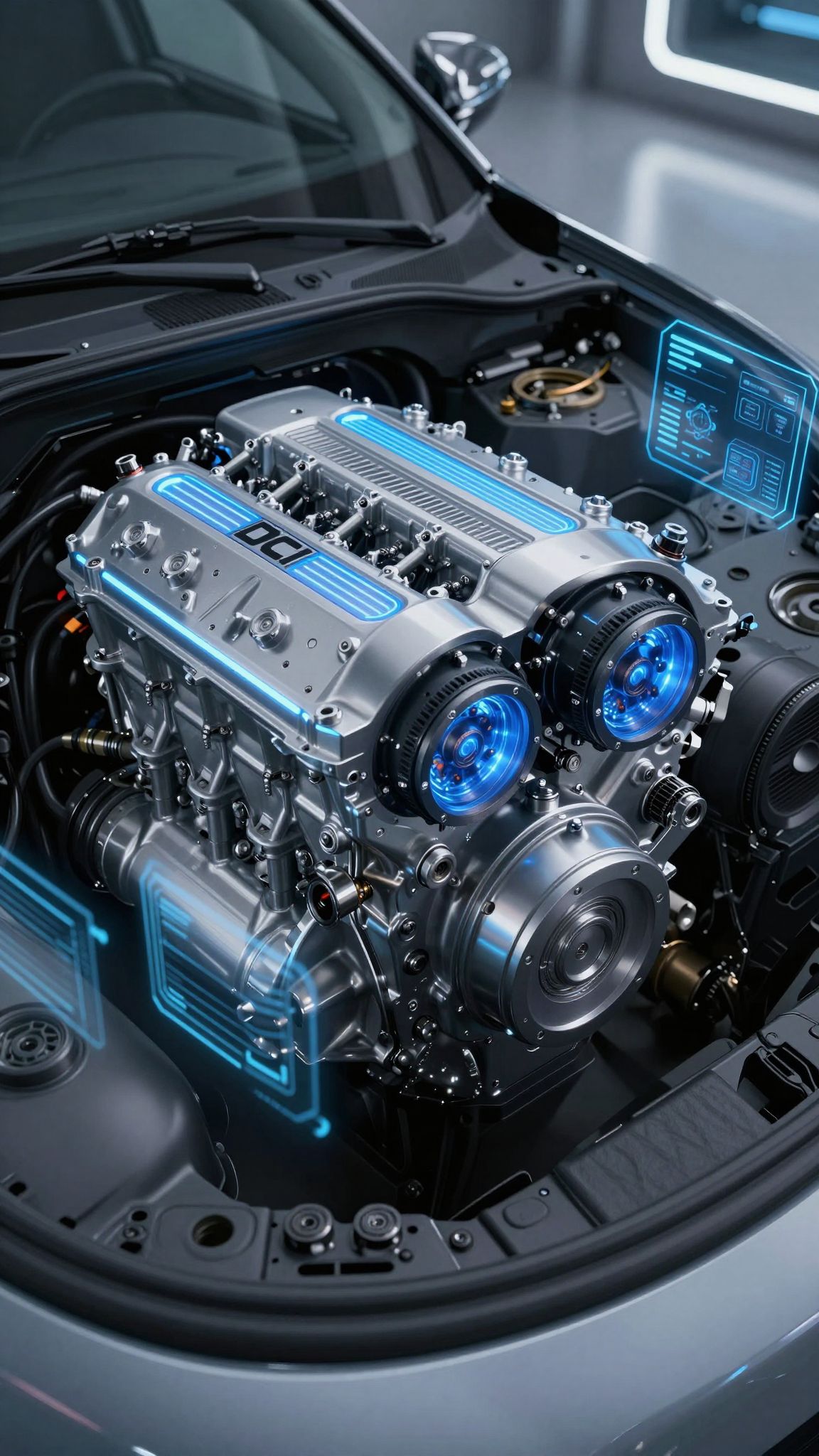 A DCI motorok hatékonysága elektromos hajtással tovább növelhető.