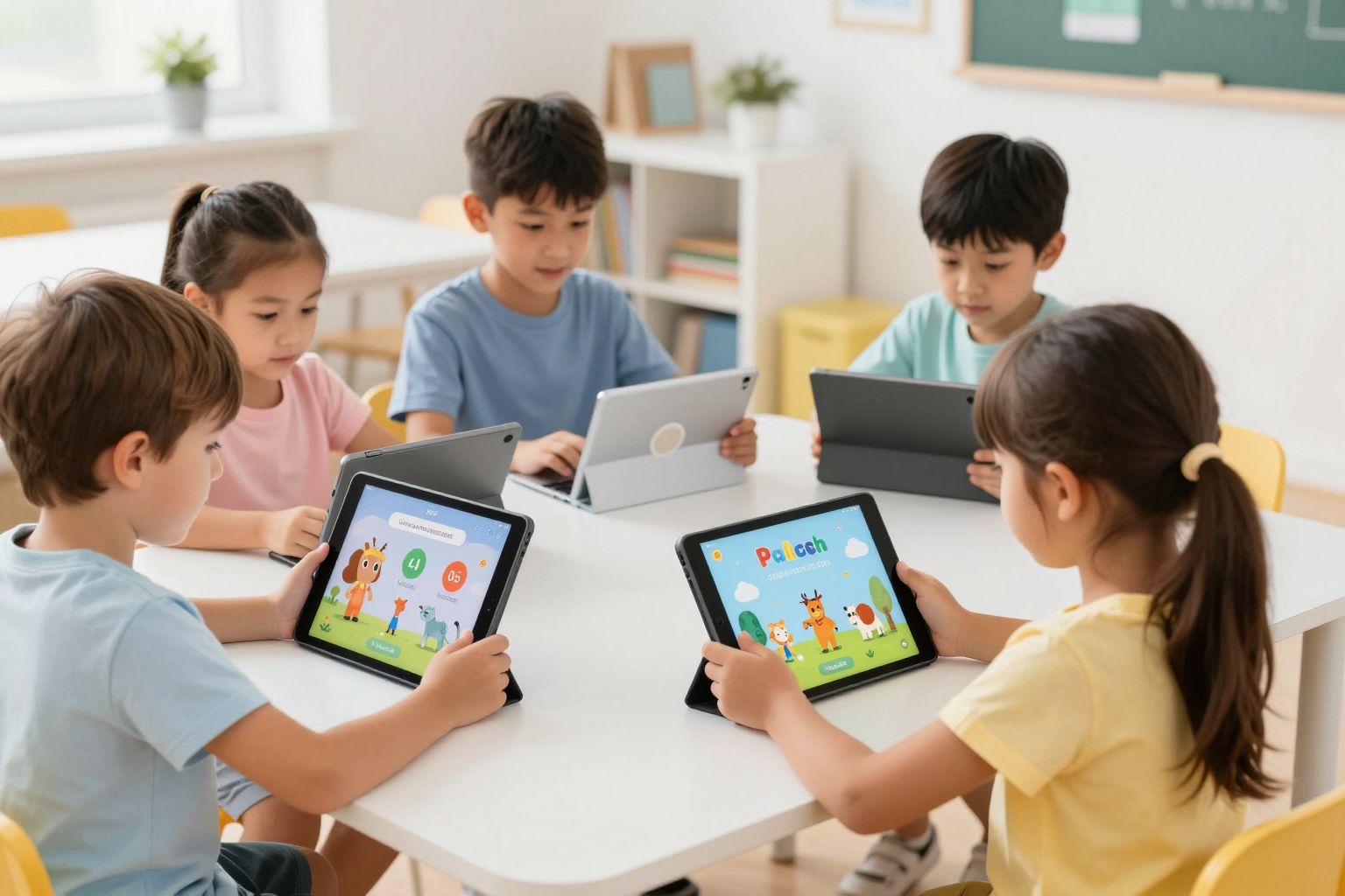 A digitális eszközök játékosan segítik a korai nyelvtanulást.