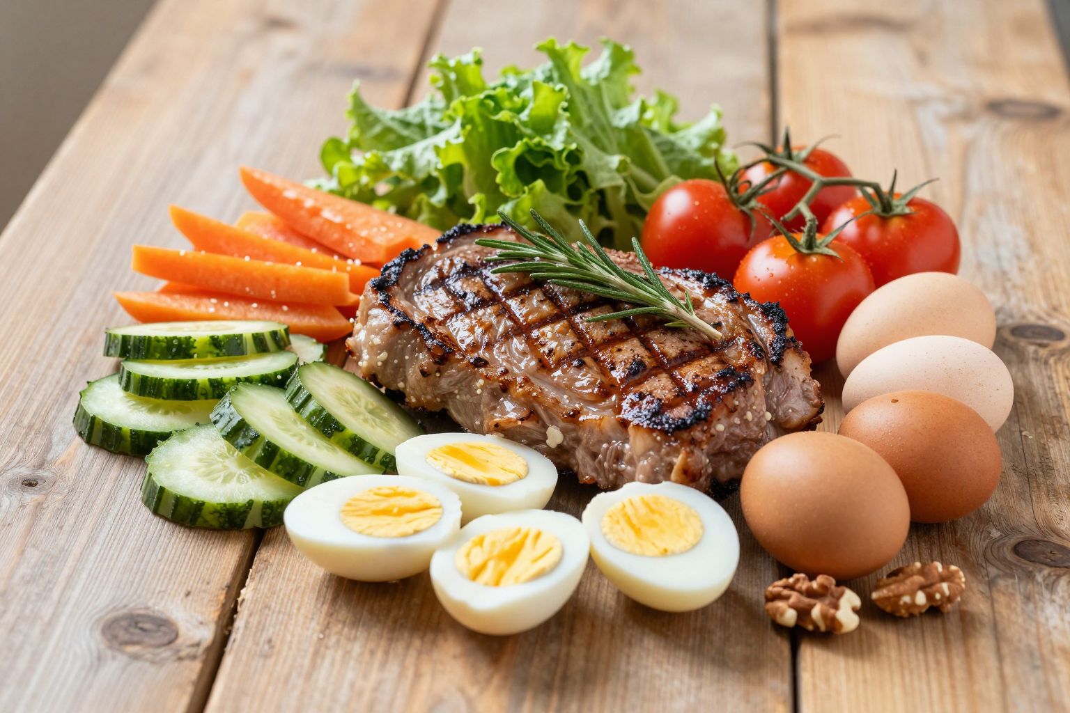 A paleo étrend magas fehérjetartalma támogatja az izomnövekedést.