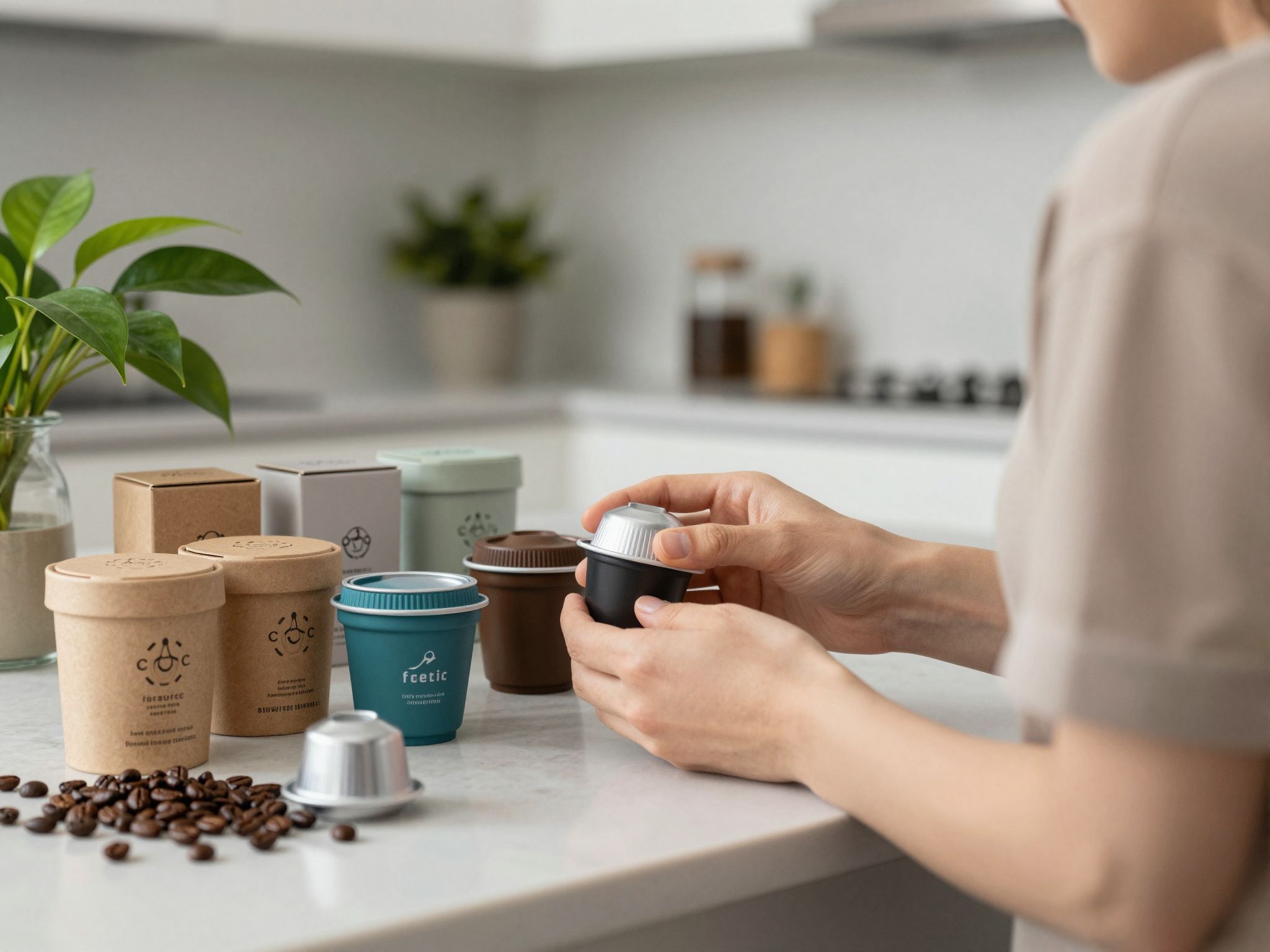 Az újratölthető kapszulák jelentősen csökkentik a hulladéktermelést.