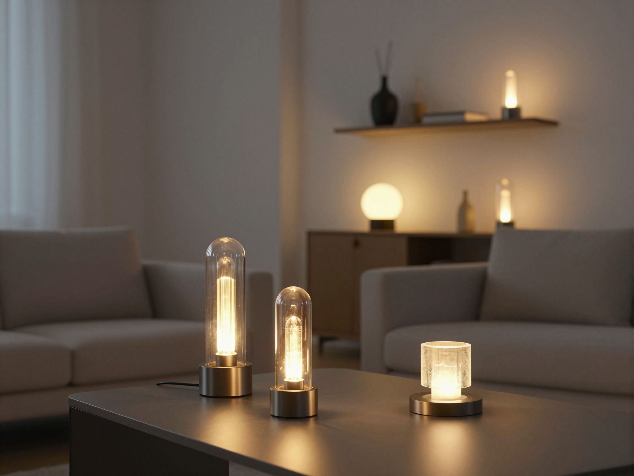 A glimmlámpák hangulatos otthoni és dekoratív világítást biztosítanak.