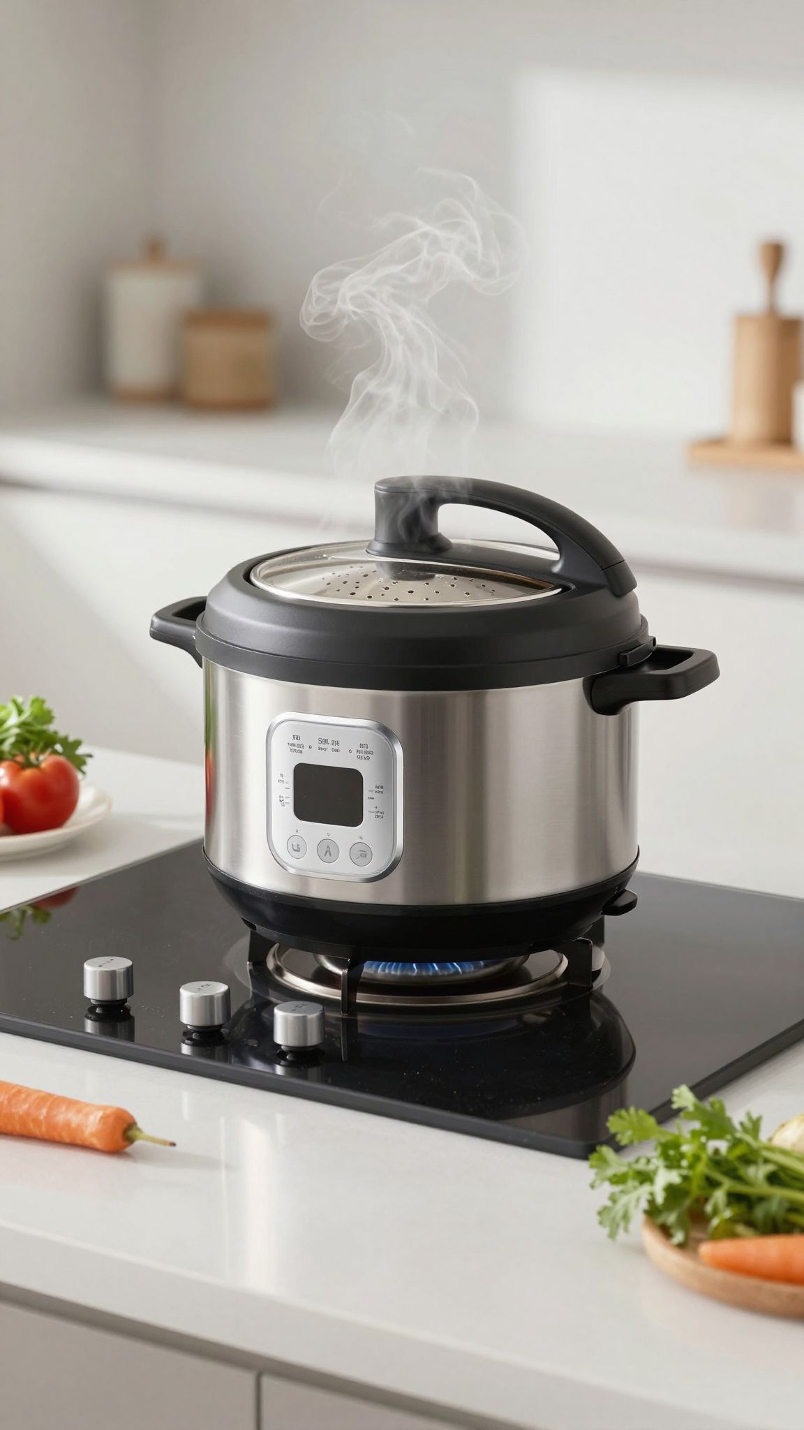 A gyorsfőző edények akár 70%-kal lerövidítik a főzési időt.