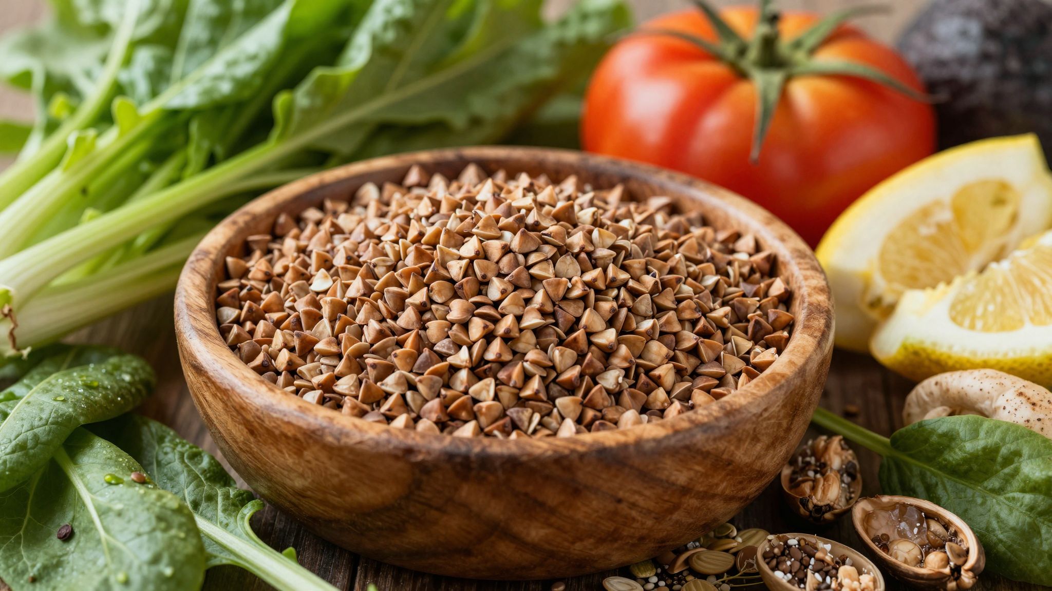 A hajdinapehely gazdag rutinban, erősíti az érrendszert.