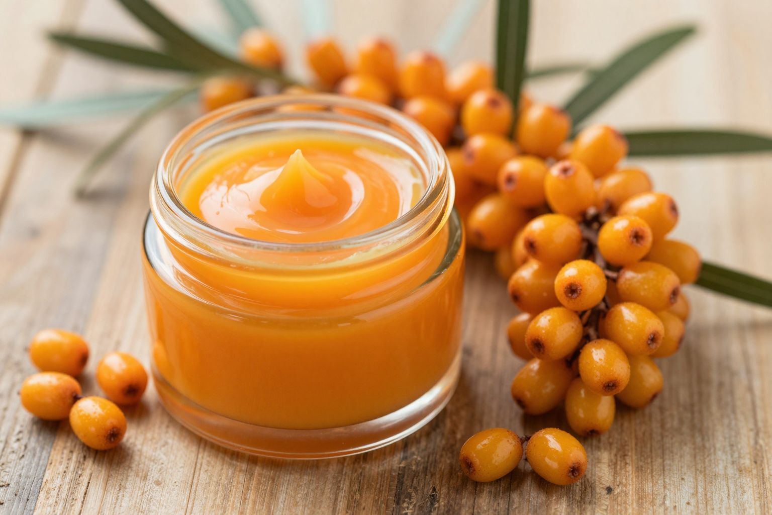 A homoktövis krém fenntartható alapanyagokból készül környezetvédelemért.