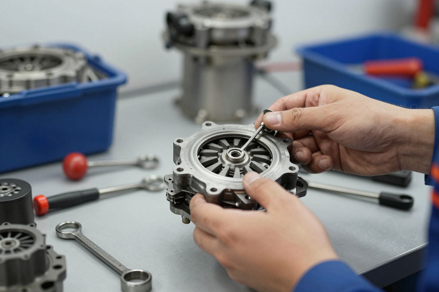 A húzókuplung gyorsabb javítást és biztonságosabb szervizelést tesz lehetővé.