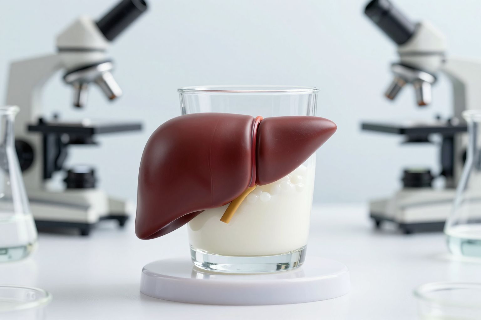 A kefir probiotikumai új lehetőségeket nyitnak májregenerációban.