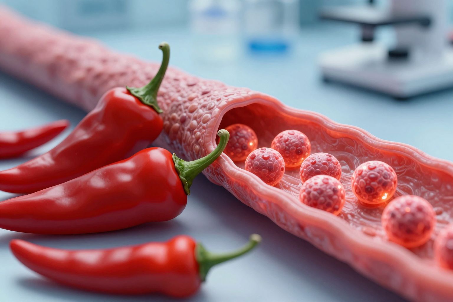 A kapszaicin javítja az endothel érfunkcióját és csökkenti a vérnyomást.