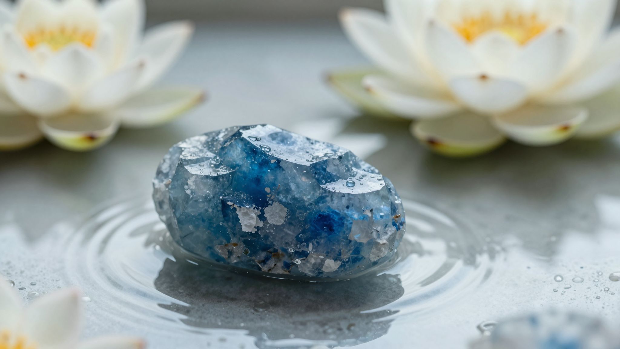 A kék kvarc erősíti a belső békét és intuíciót.