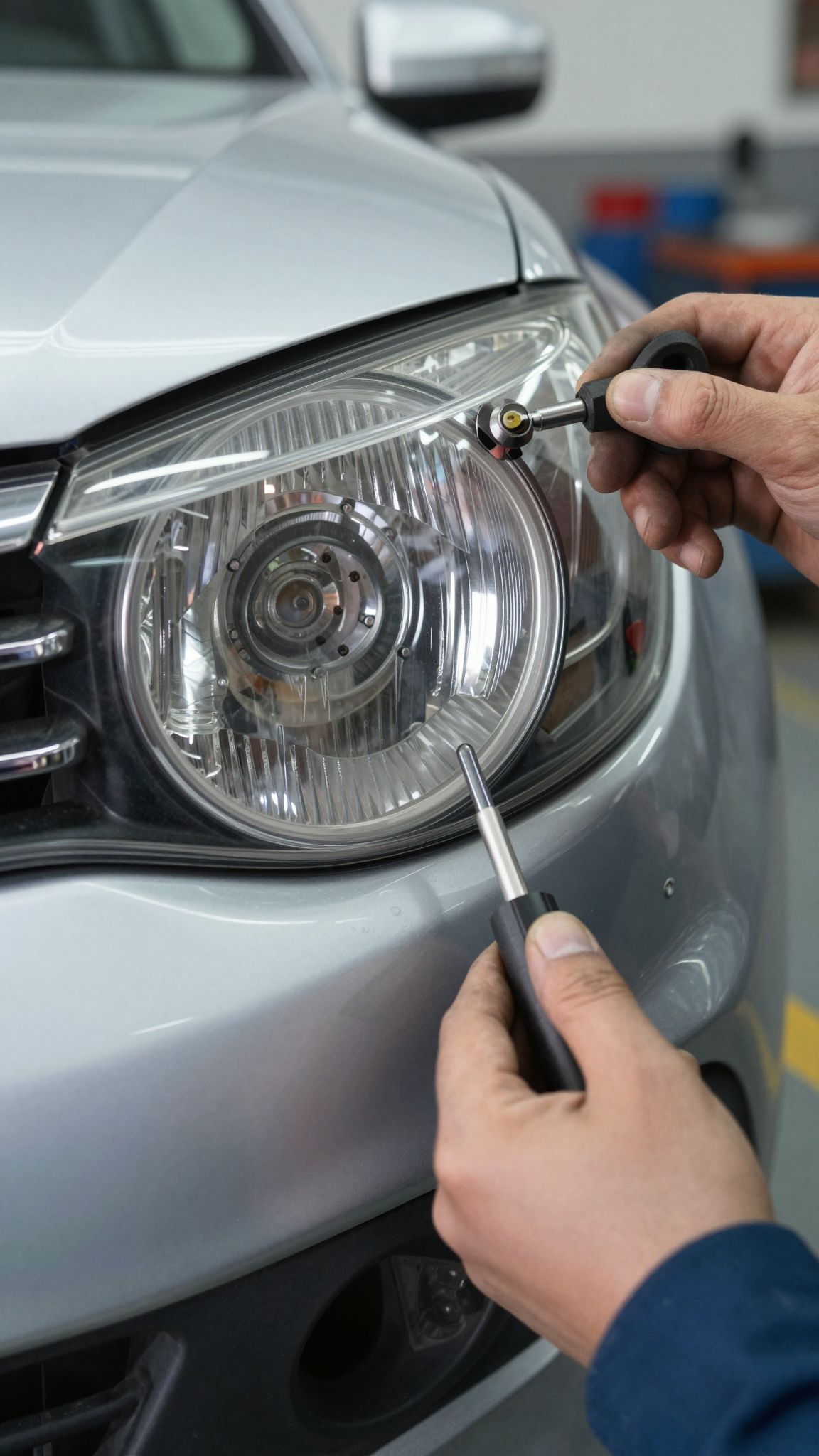 A ködlámpa ideális beállítása csökkenti a tükröződést és javítja a látást.