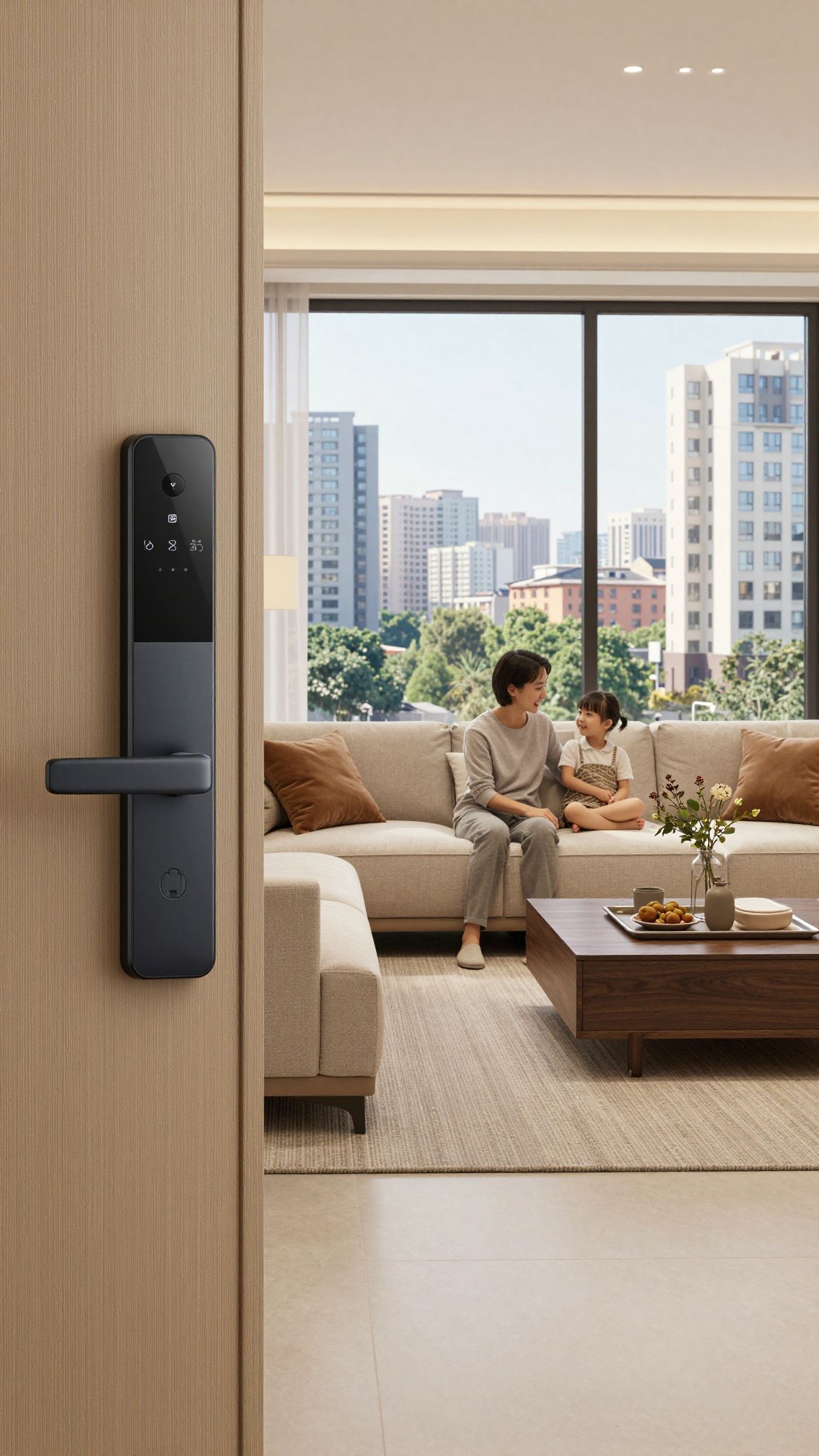 A központi elhelyezkedés növeli a lakás mindennapi kényelmét.