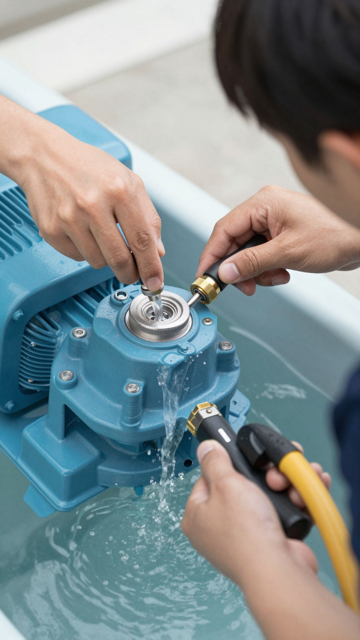 A rendszeres ellenőrzés megelőzi a szivattyú meghibásodását.