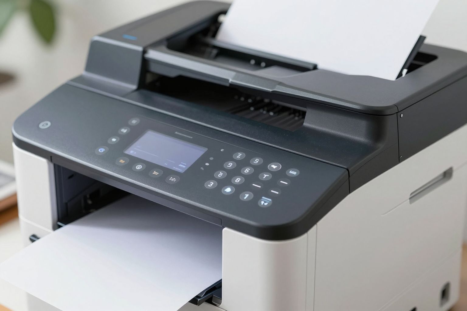 A modern fénymásolók multifunkciósak: nyomtatnak, szkennelnek, faxolnak.